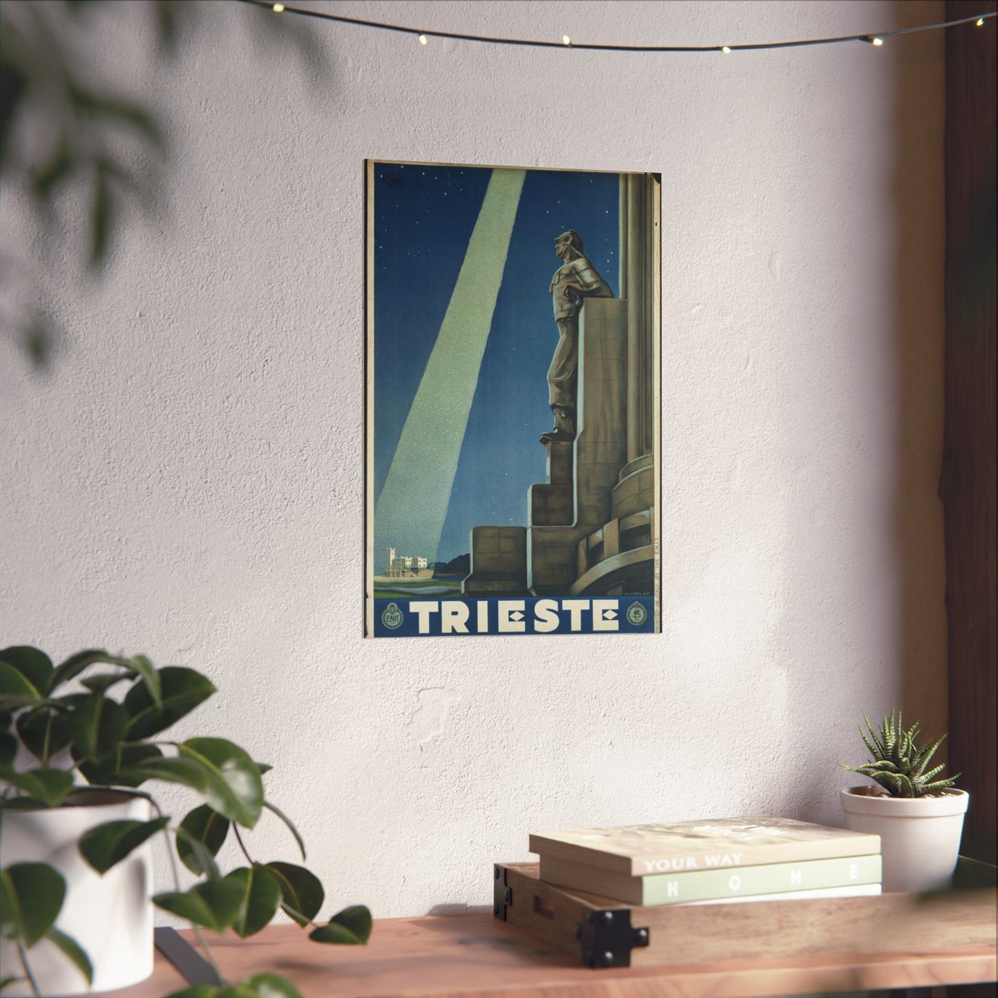 Trieste. Vintage Travel Posters, 1920s-1930s High Quality Matte Wall Art Poster for Home, Office, Classroom