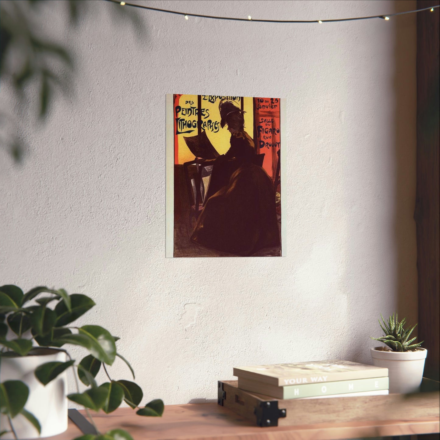 Affiche pour la "2e Exposition des Peintres-Lithographes". High Quality Matte Wall Art Poster for Home, Office, Classroom