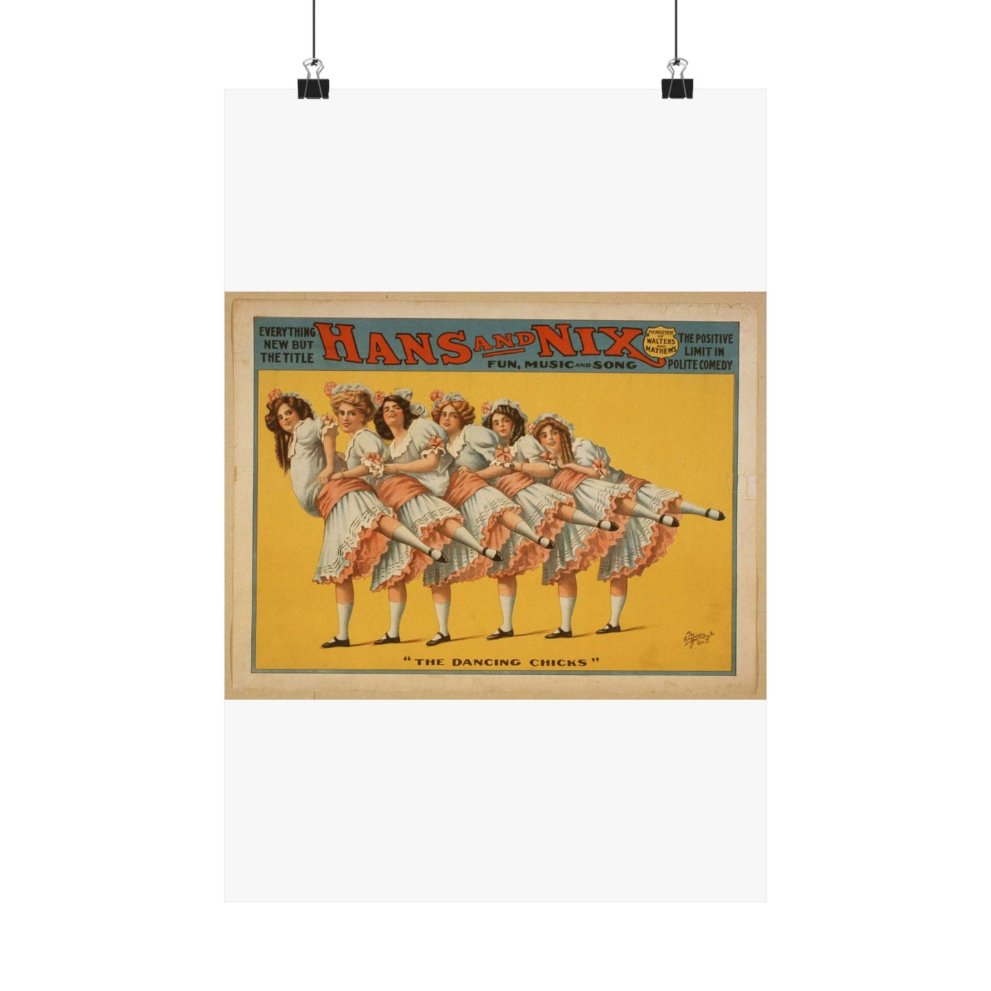 Hans and Nix everything new but the title : fun, music, and song : the positive limit in polite comedy. High Quality Matte Wall Art Poster for Home, Office, Classroom