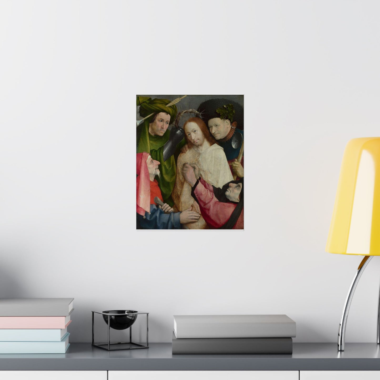 Hieronymus Bosch - Christ Mocked (The Crowning with Thorns) - Google Art Project High Quality Matte Wall Art Poster for Home, Office, Classroom