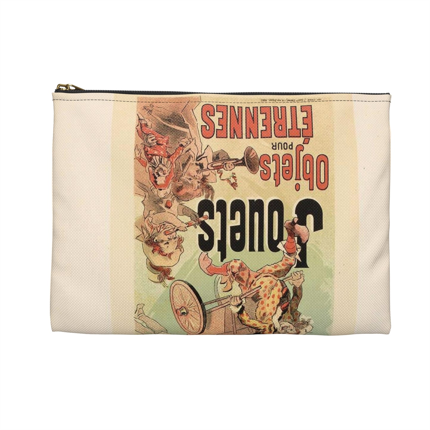 Maîtres de l'affiche V 4 - Pl 169 - Jules Chéret Large Organizer Pouch with Black Zipper