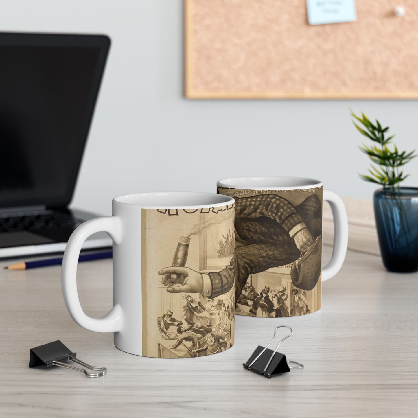 Royal Lilliputians the littlest people yet in the biggest thing ever. Beautiful Novelty Ceramic Coffee Mug 11oz