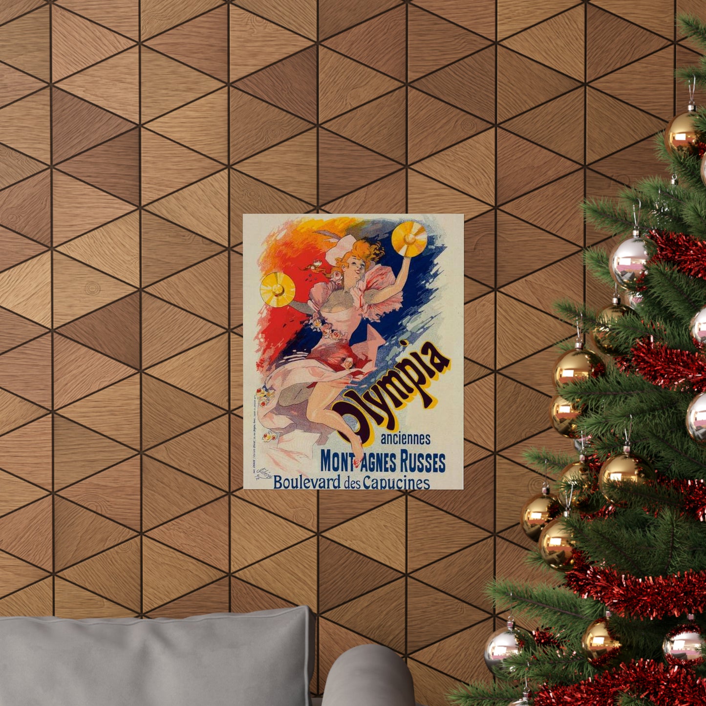Affiche pour "Olympia". - Art nouveau public domain poster High Quality Matte Wall Art Poster for Home, Office, Classroom