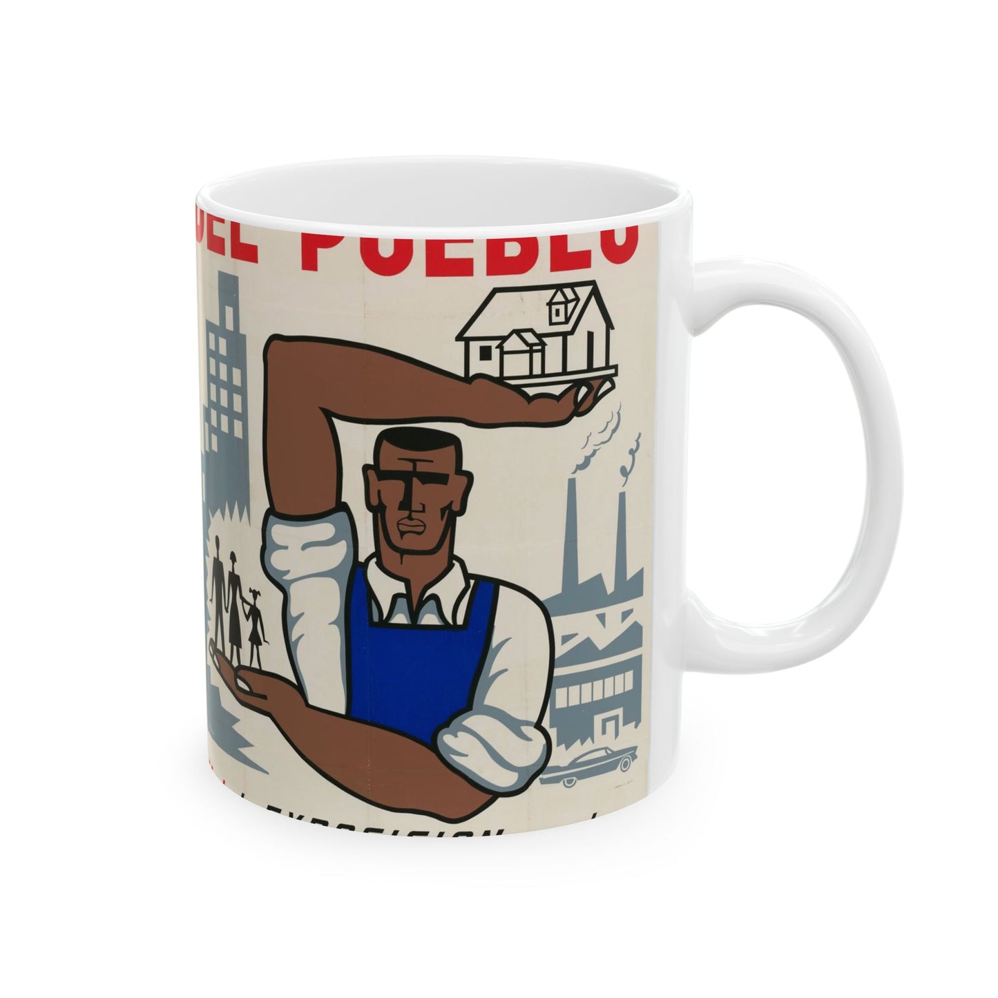 People's Capitalism Poster, United States information service propaganda Beautiful Novelty Ceramic Coffee Mug 11oz