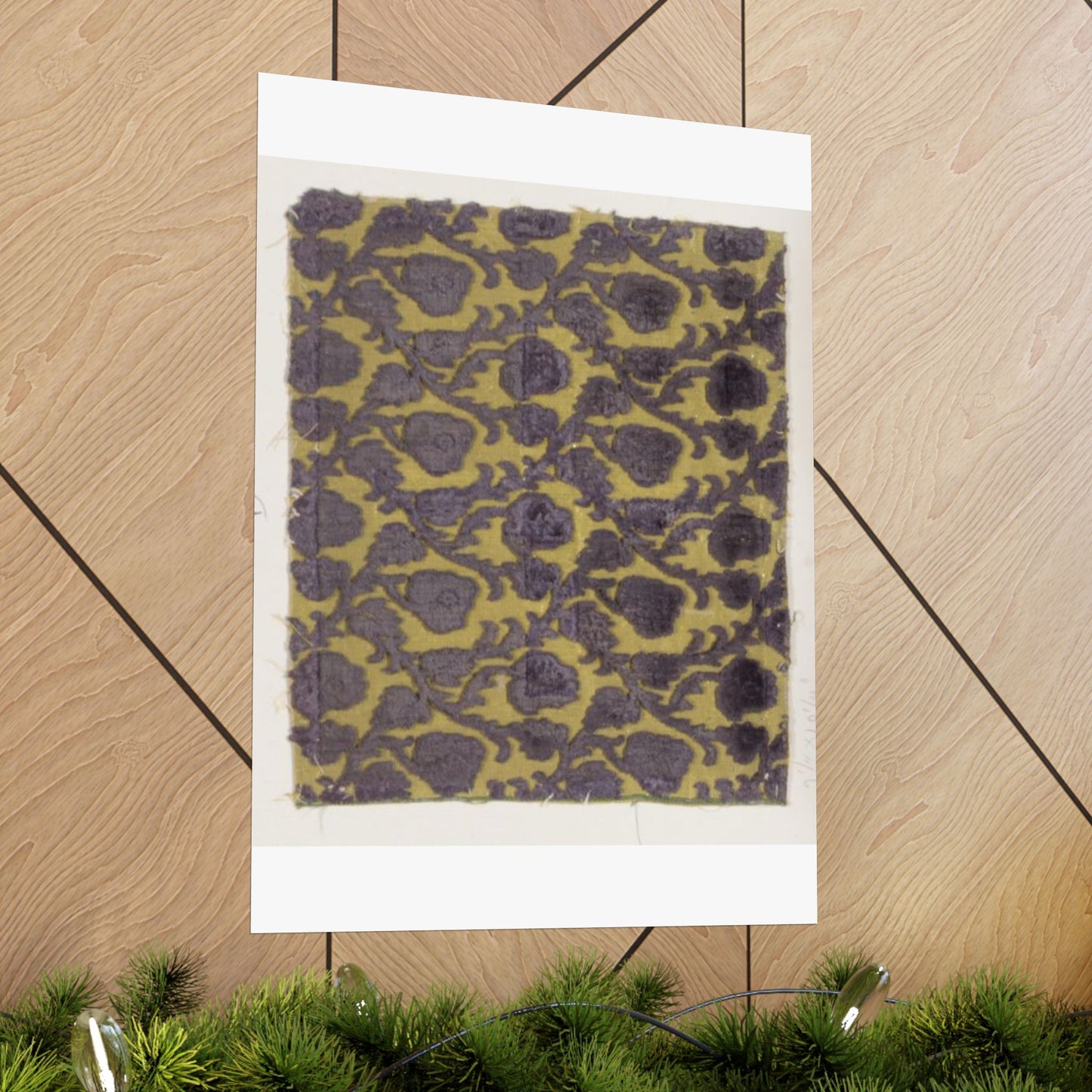 Fragment, 15th century - Public domain dedication museum photo High Quality Matte Wall Art Poster for Home, Office, Classroom