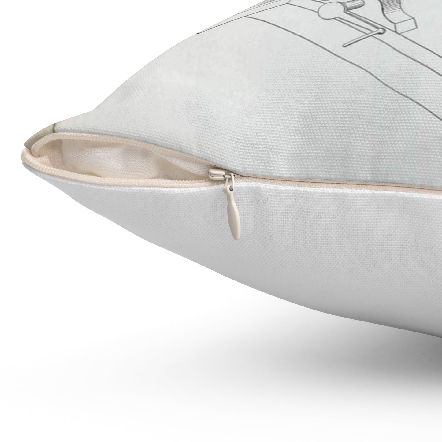 Patent drawing - for W. H. Broden's Target Public domain image Decorative Accent Square Pillow
