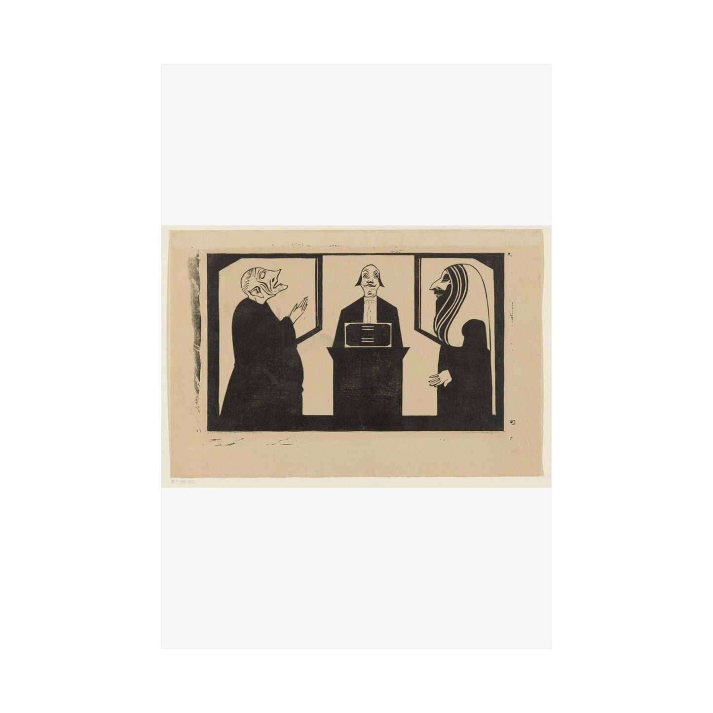 Samuel Jessurun de Mesquita - Entre ces trois mon coeur balance High Quality Matte Wall Art Poster for Home, Office, Classroom