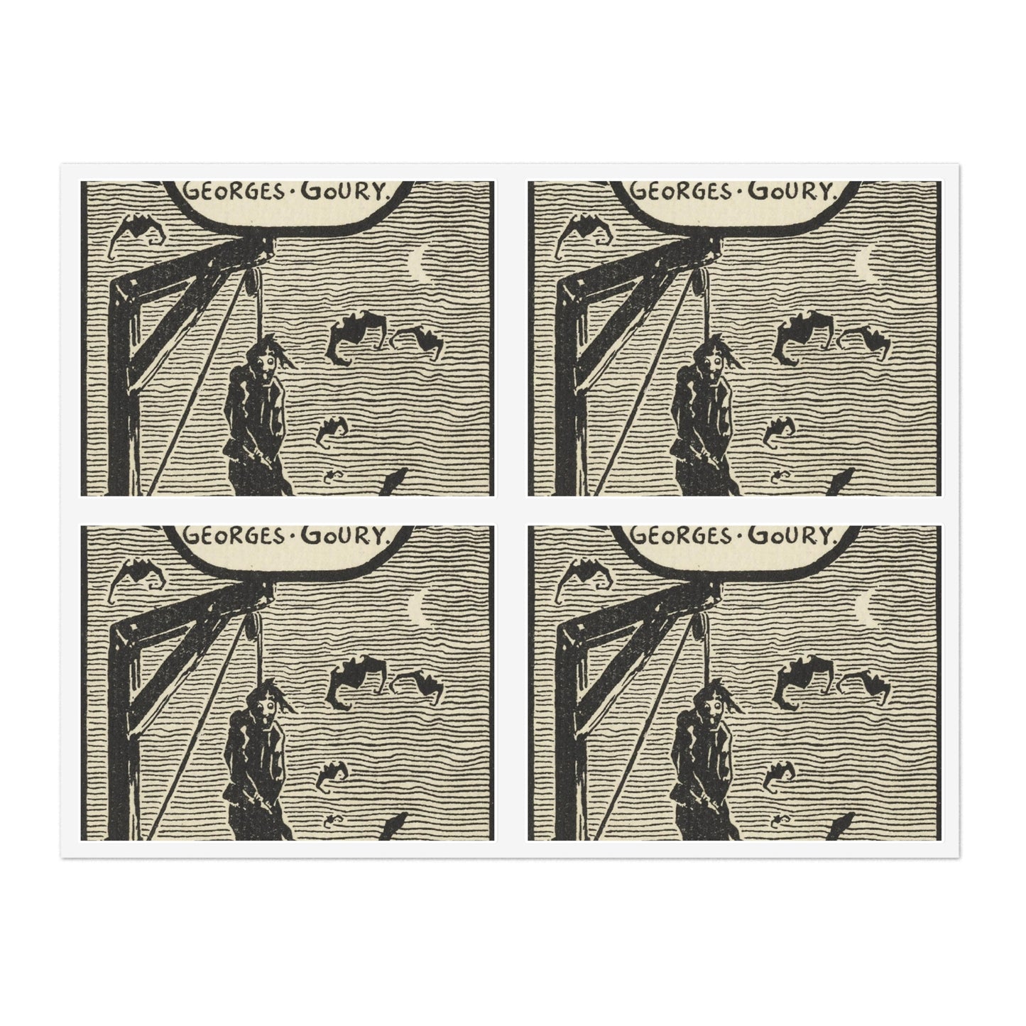 Georges Goury by Georges Demeufe (about 1900) Laminated UV Protective Vinyl Stickers