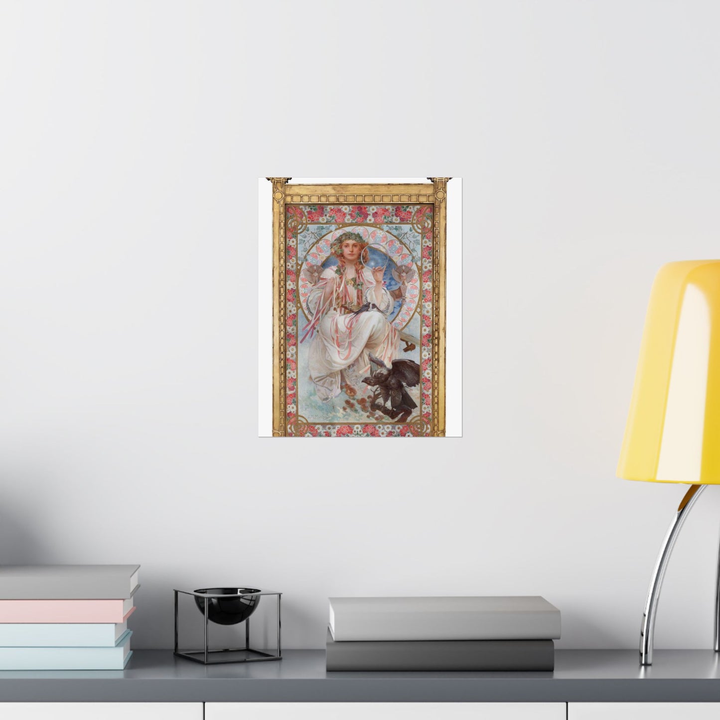SlaviaMucha - Public domain dedication image High Quality Matte Wall Art Poster for Home, Office, Classroom