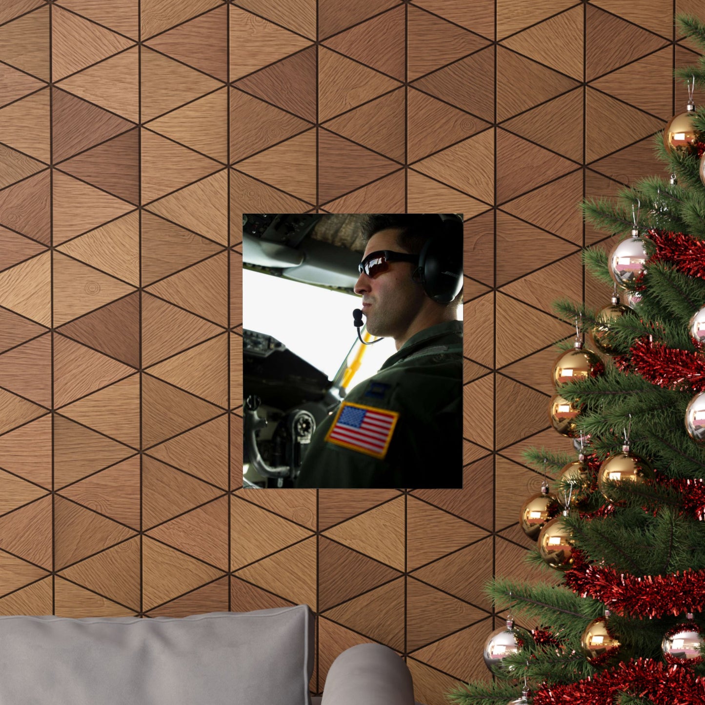 Capt. Michael Bermensolo, a pilot from the 151st Air High Quality Matte Wall Art Poster for Home, Office, Classroom