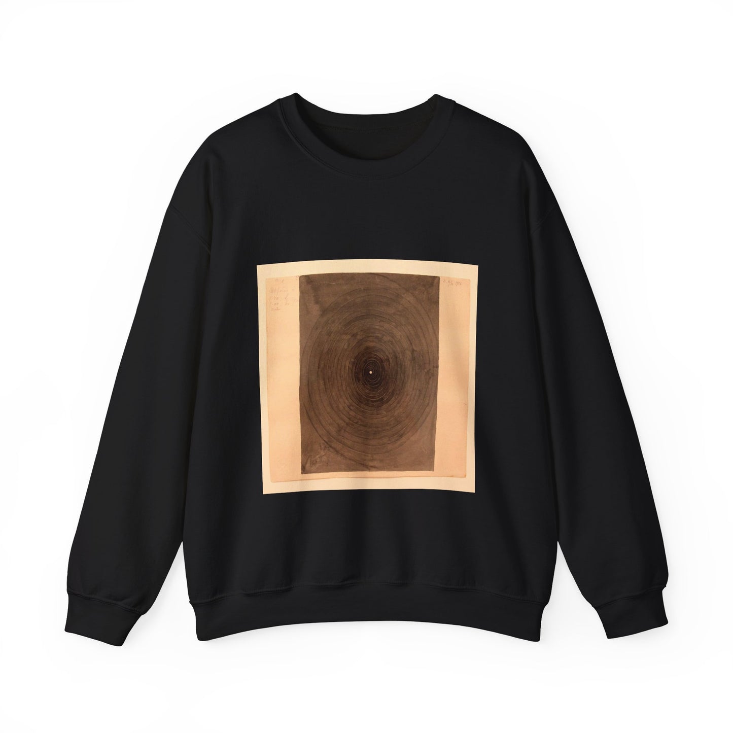 Hilma af Klint - 1916 - No 1 From The Parsifal Series Black Heavy Blend Adult Crew Neck SweatShirt