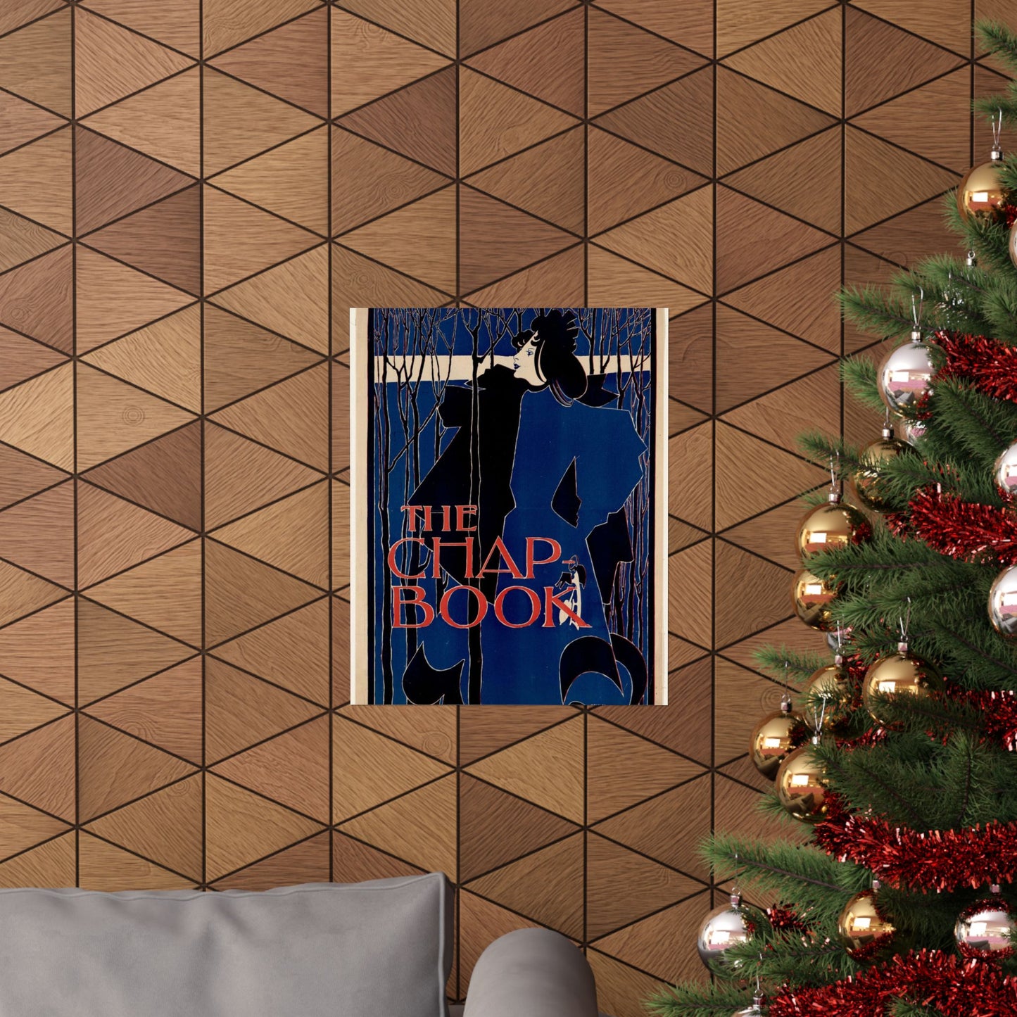Will Bradley - The chap-book - Art nouveau public domain poster High Quality Matte Wall Art Poster for Home, Office, Classroom