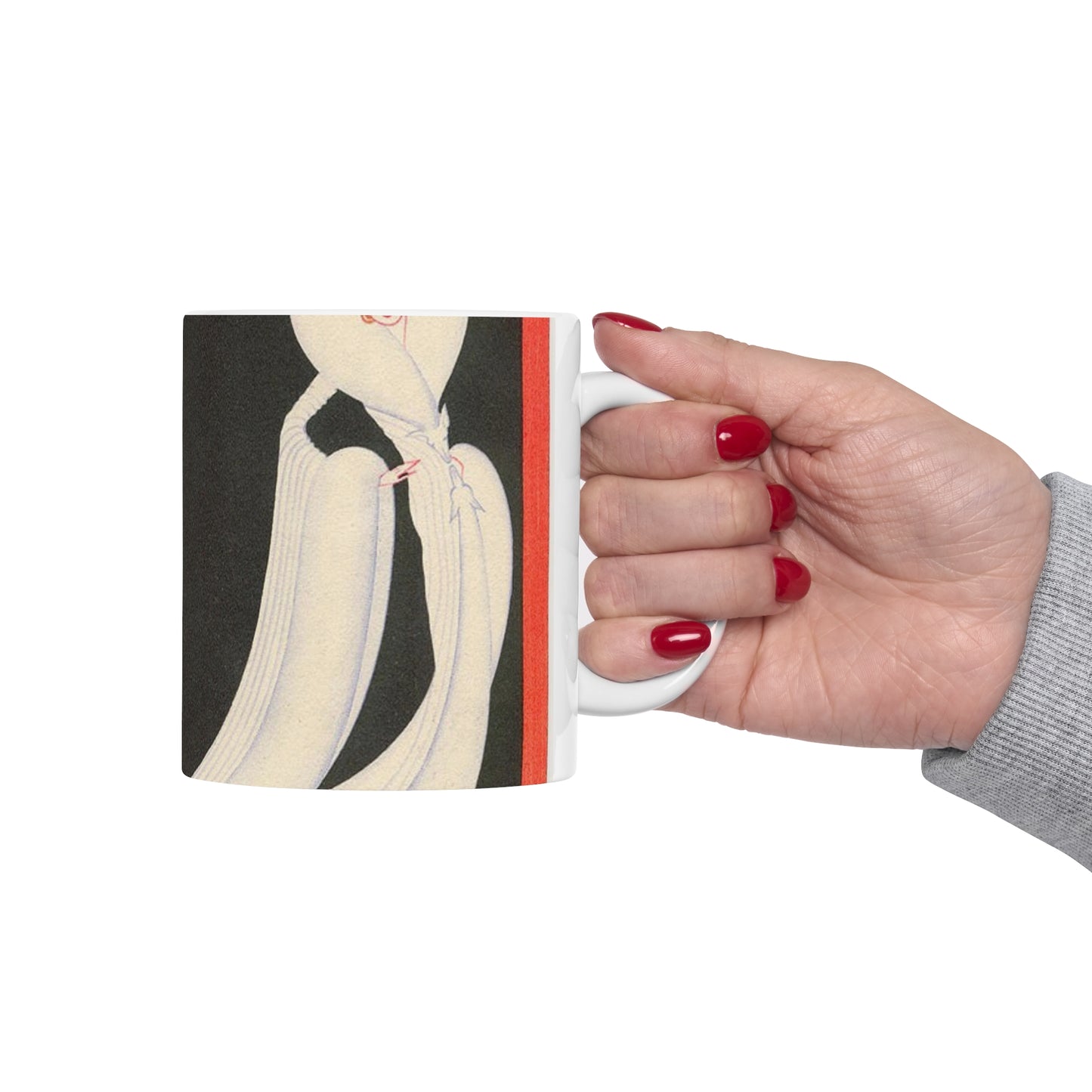 Fourrures André Brunswick - Public domain portrait painting Beautiful Novelty Ceramic Coffee Mug 11oz