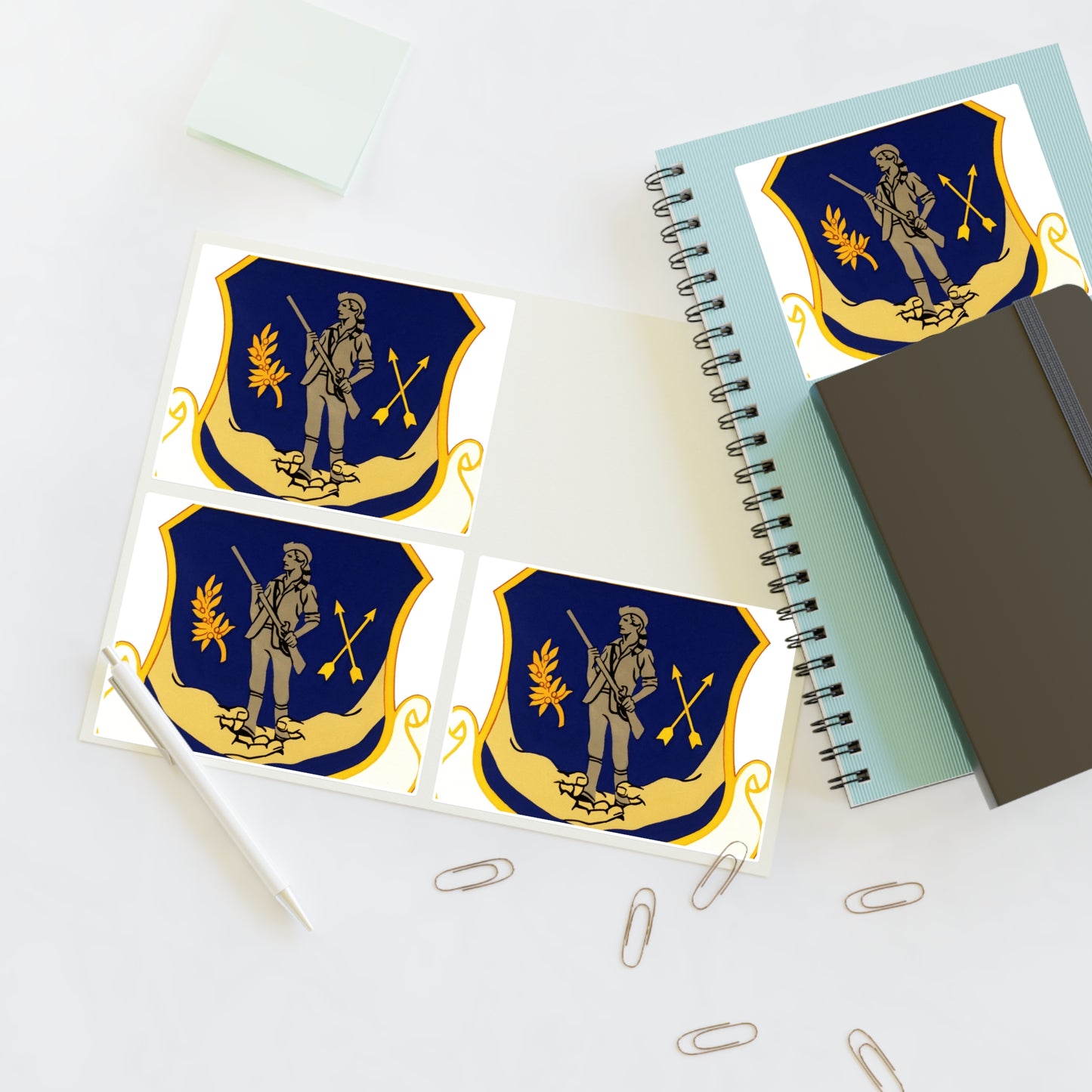 Official emblem for the 351st Combat Support Group Laminated UV Protective Vinyl Stickers