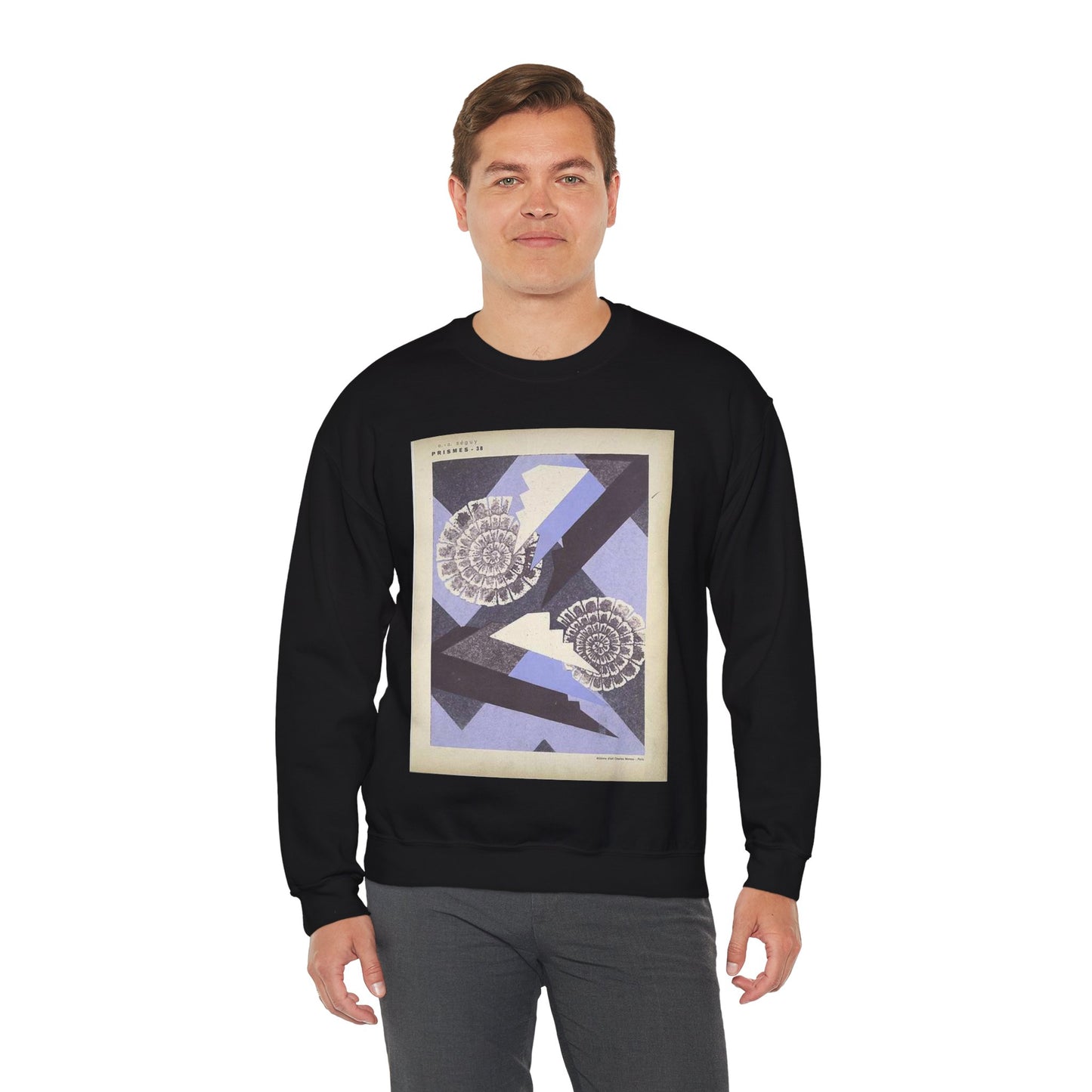 Prismes - EA Séguy - 1933 - page 40 Black Heavy Blend Adult Crew Neck SweatShirt