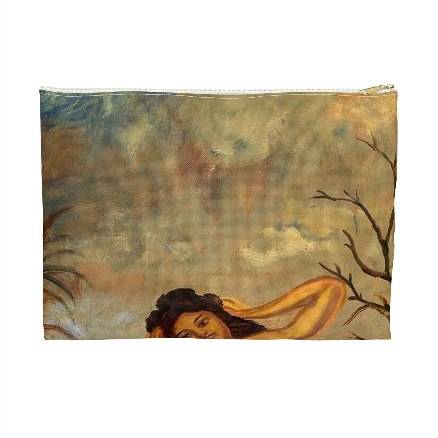 Portrait of Rose Marie 1975.113 1a Large Organizer Pouch with Black Zipper