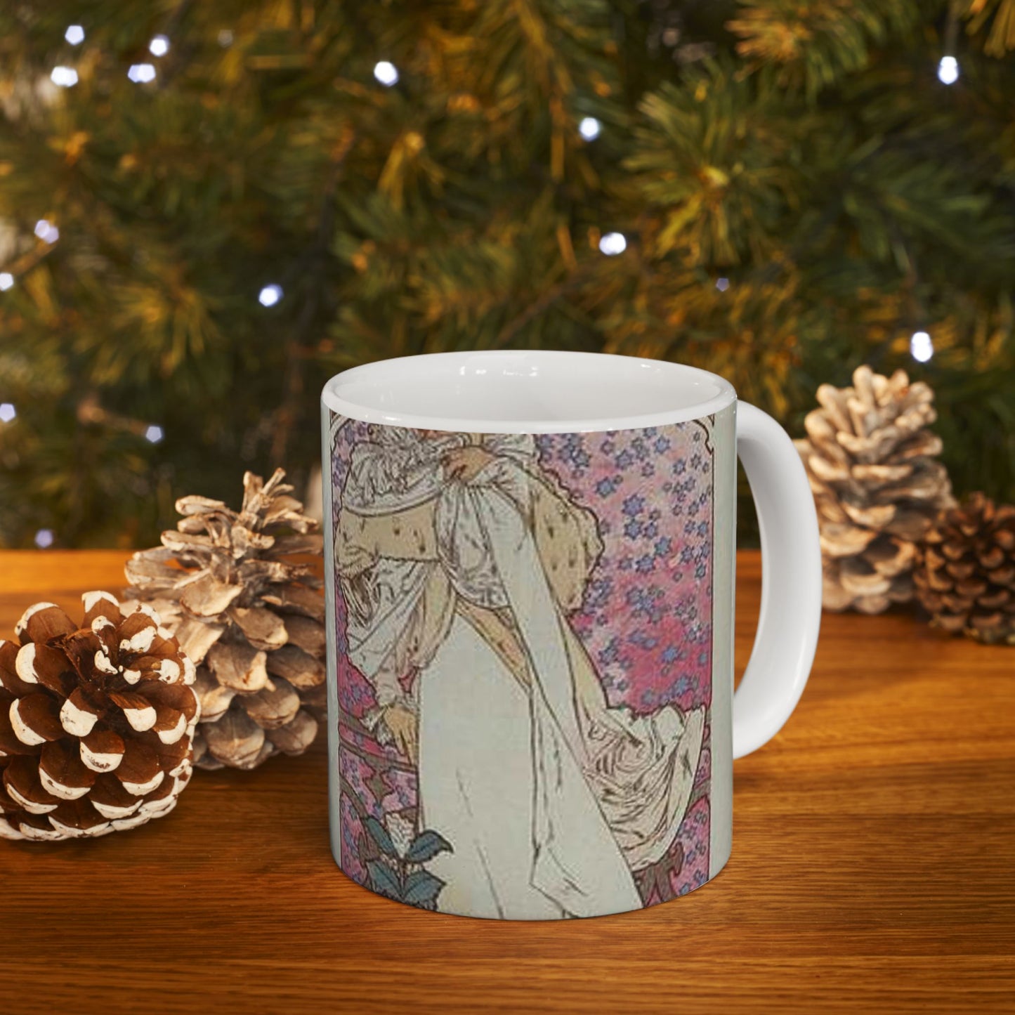 Affiche pour le Théâtre de la Renaissance, "la Dame aux Camélias". Beautiful Novelty Ceramic Coffee Mug 11oz