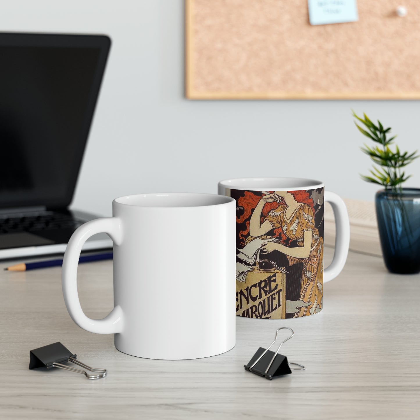 Affiche pour l' "Encre Marquet". Beautiful Novelty Ceramic Coffee Mug 11oz