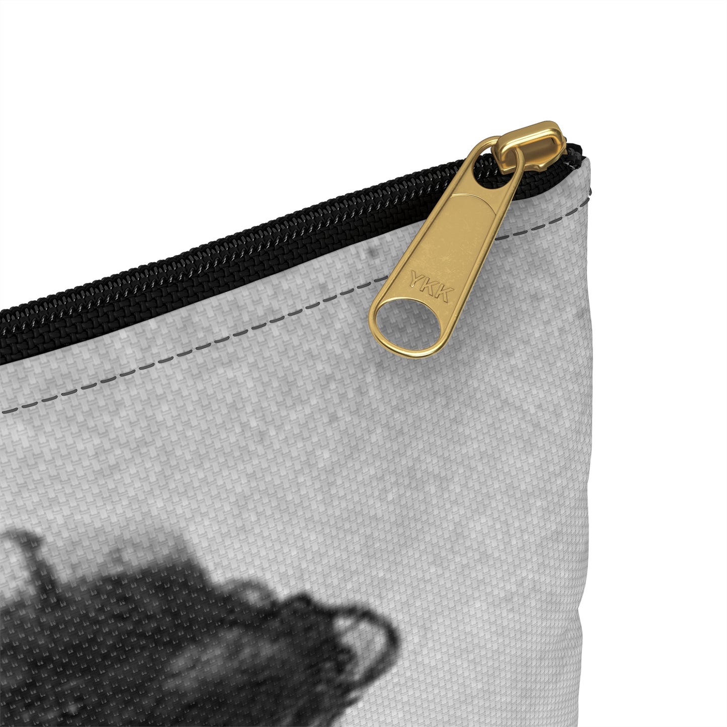 FannyBullockWorkmanVotesWomen - A woman standing in the snow holding a sign Large Organizer Pouch with Black Zipper
