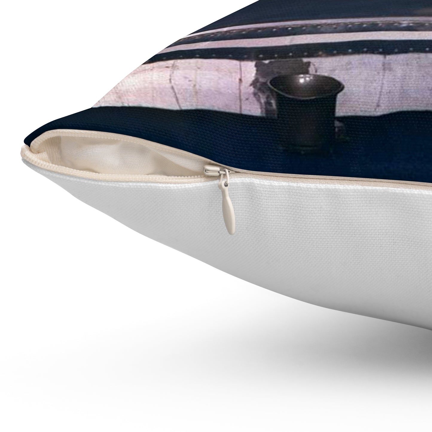 President Nixon visits Apollo 11 crew in quarantine Decorative Accent Square Pillow