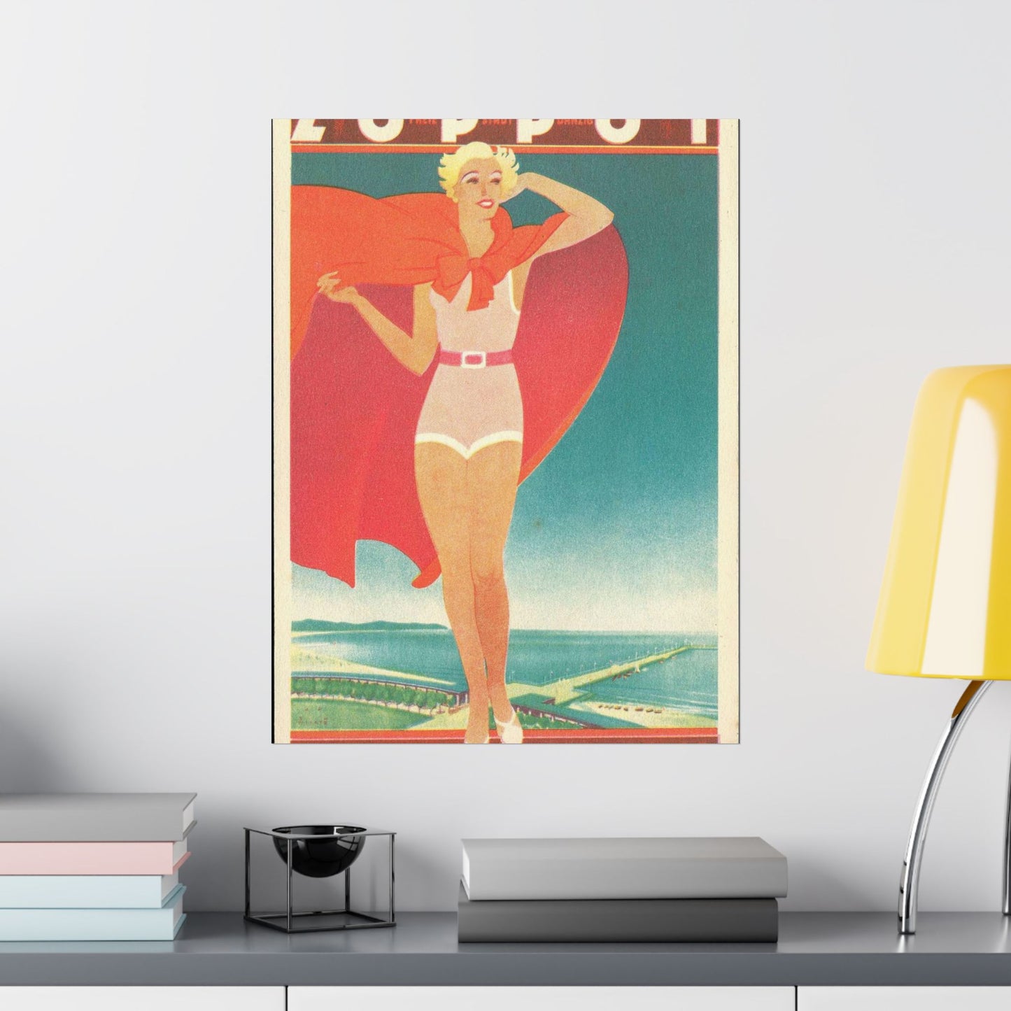 Jupp Wiertz - Zoppot, das Weltbad an der Ostsee High Quality Matte Wall Art Poster for Home, Office, Classroom