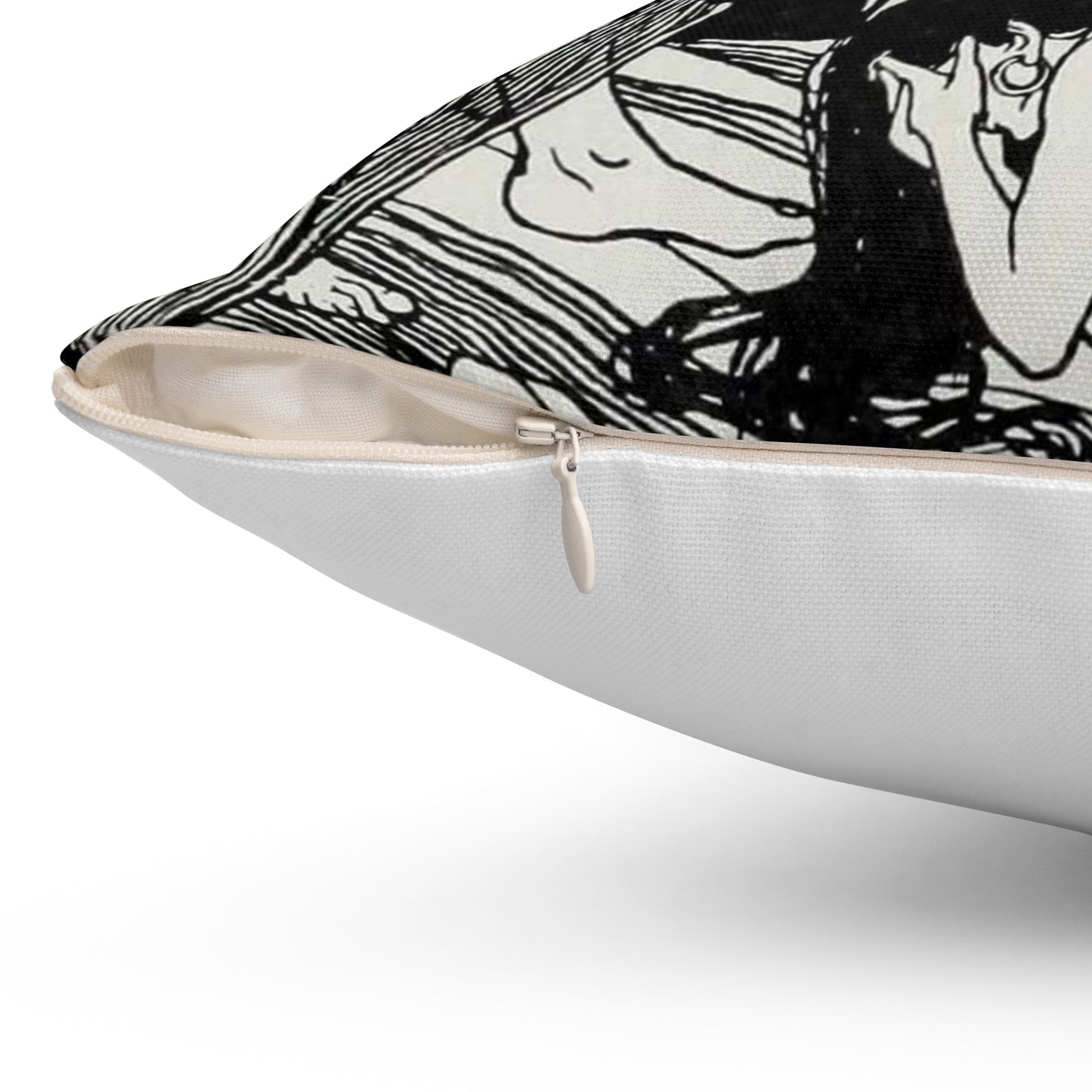 Juda 3 - Art nouveau public domain image Decorative Accent Square Pillow