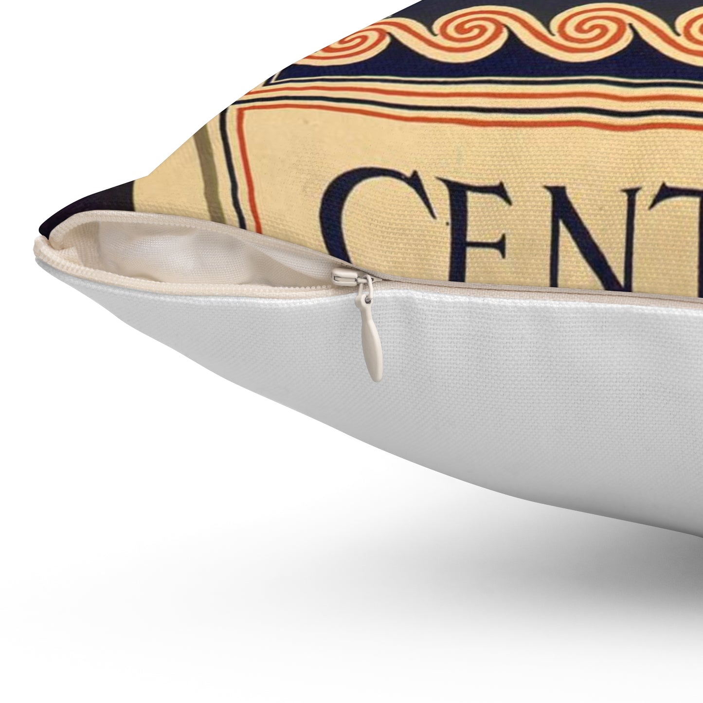 October Century / HML. - Art nouveau public domain poster Decorative Accent Square Pillow