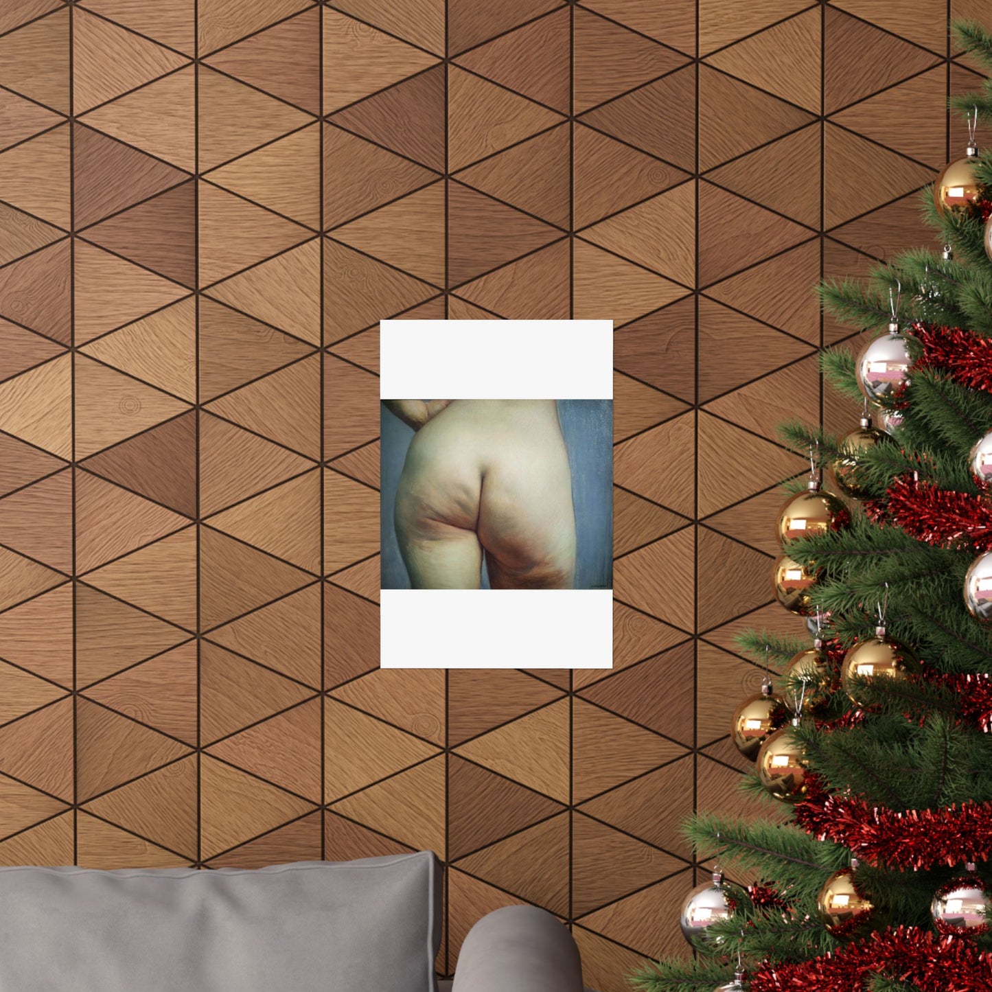 Étude de fesses - Public domain painting High Quality Matte Wall Art Poster for Home, Office, Classroom