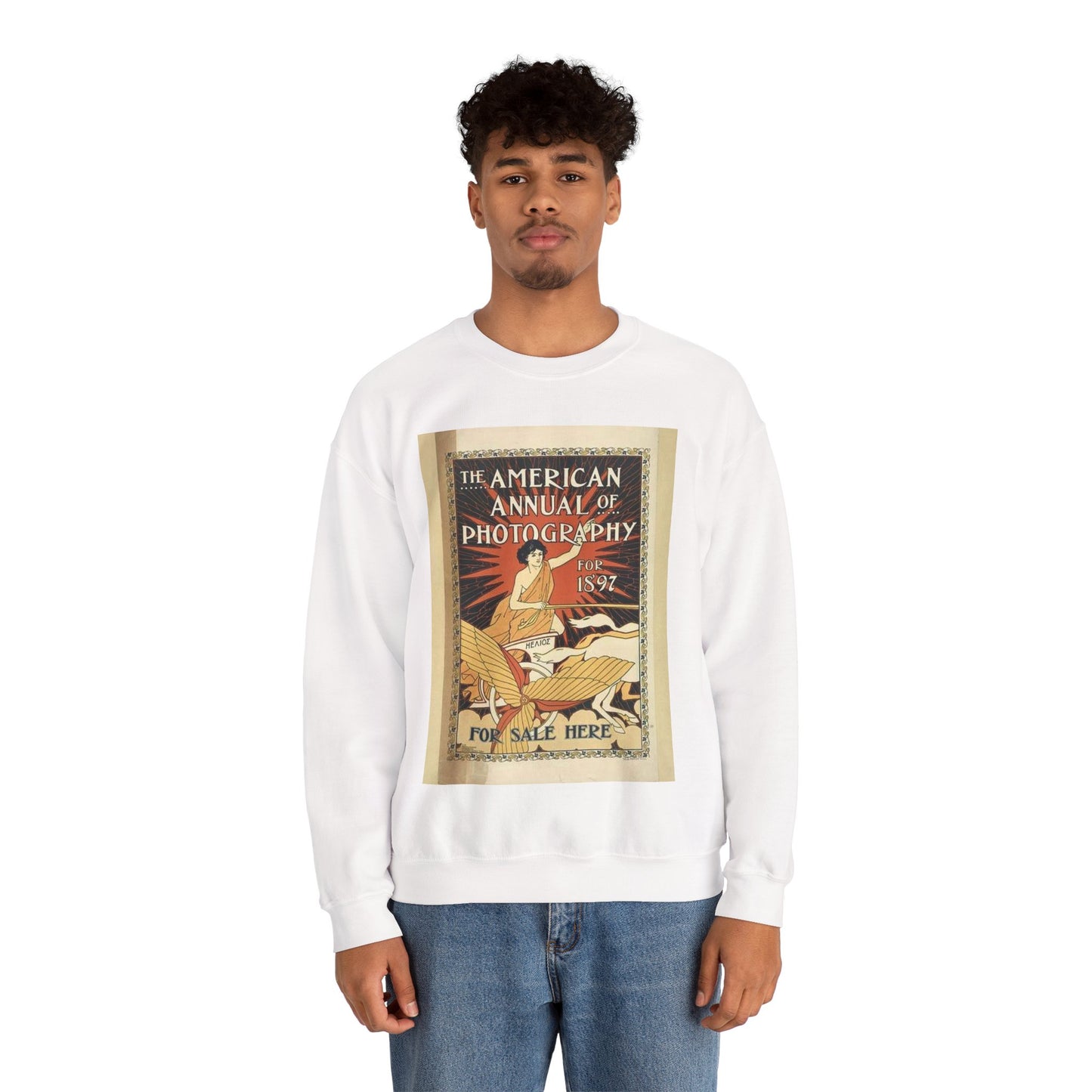 The American annual of photography. White Heavy Blend Adult Crew Neck SweatShirt