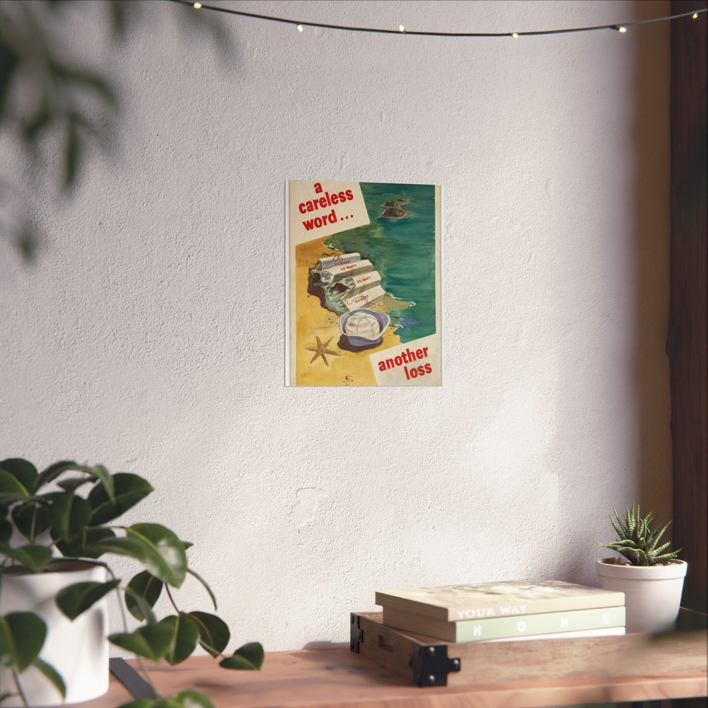 A Careless Word... Another Loss High Quality Matte Wall Art Poster for Home, Office, Classroom