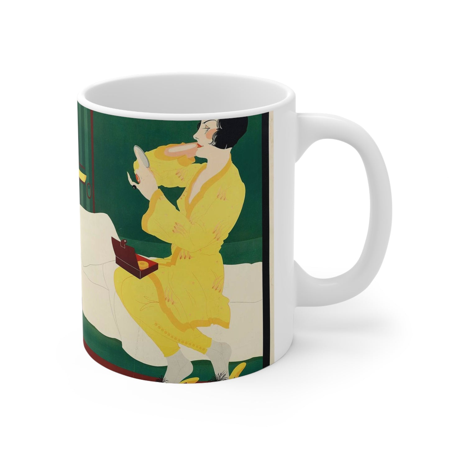 Poster-Mitropa-Schlafwagen-Zabel-b Beautiful Novelty Ceramic Coffee Mug 11oz