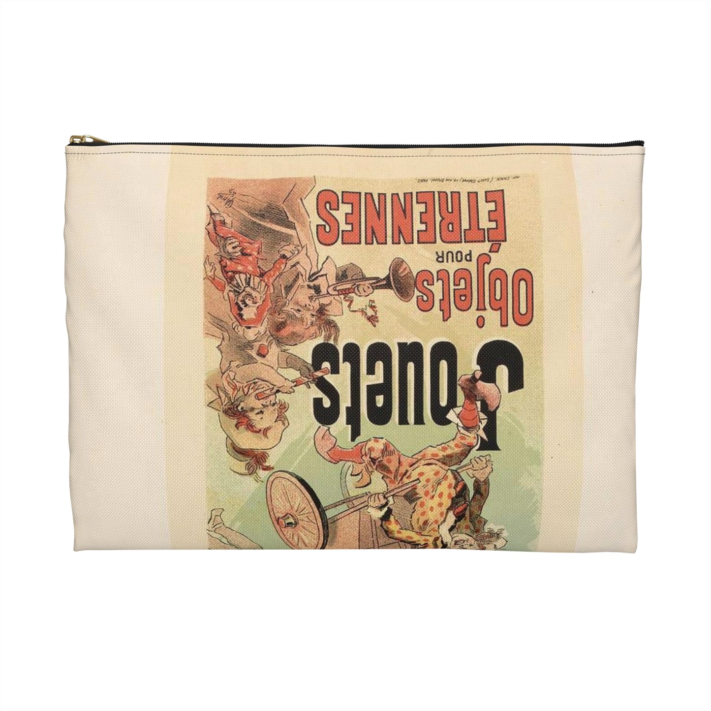 Maîtres de l'affiche V 4 - Pl 169 - Jules Chéret Large Organizer Pouch with Black Zipper
