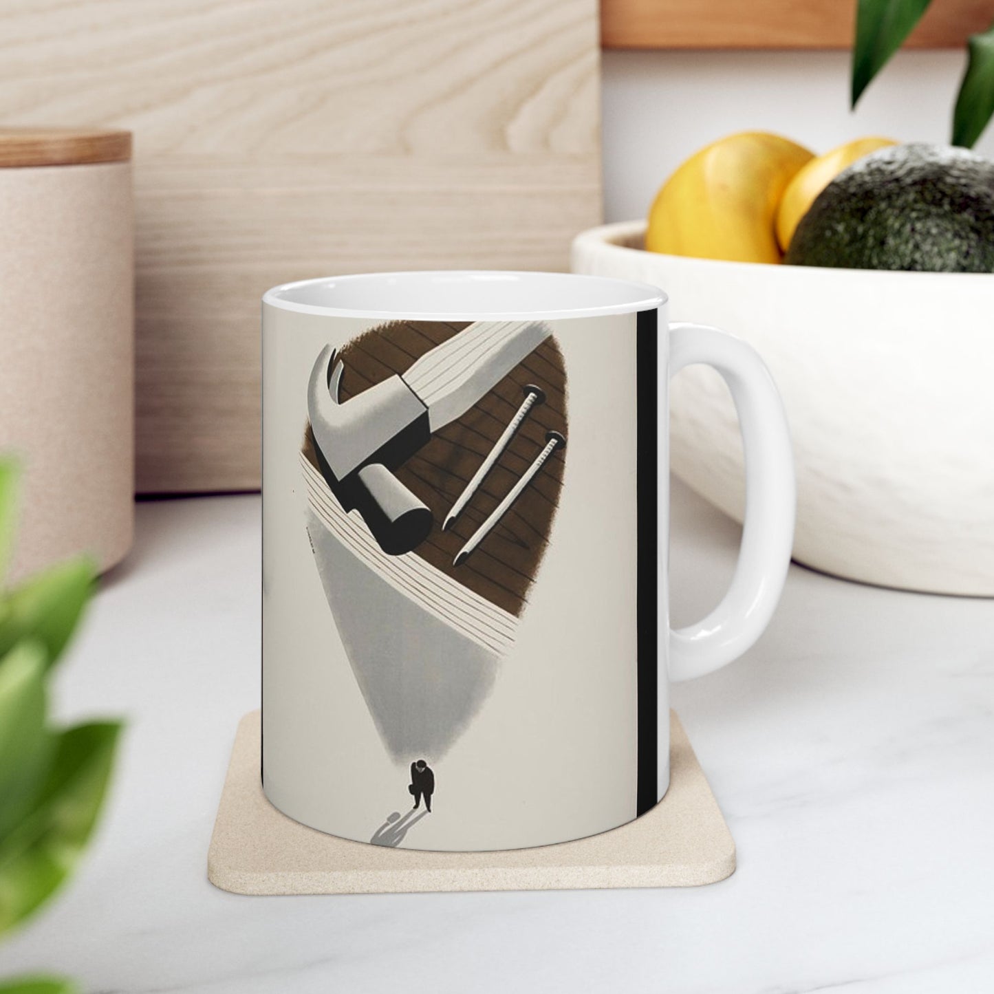 Stow Tools Safely Tom Eckersley Beautiful Novelty Ceramic Coffee Mug 11oz