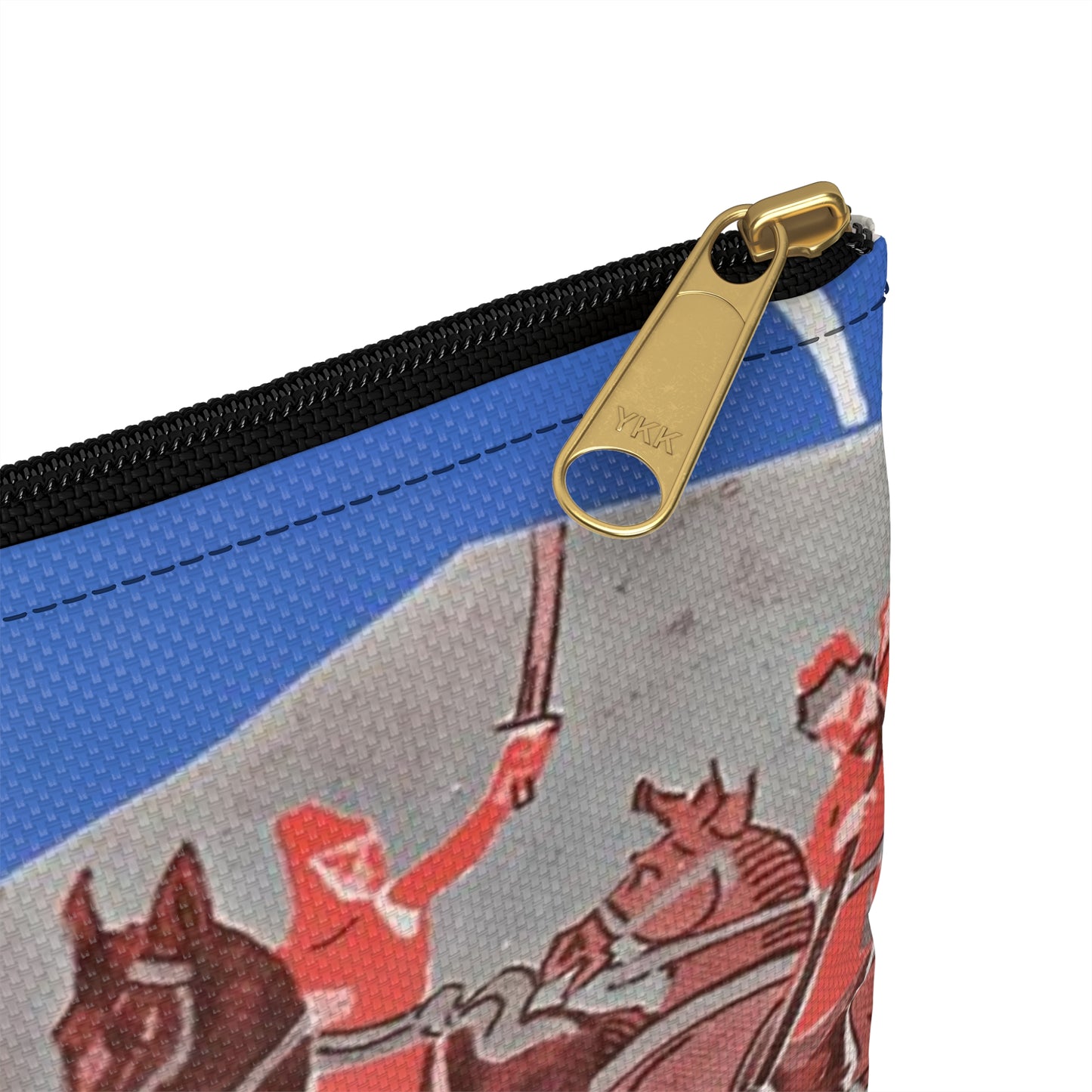 Recruiting Posters No. 1 and No. 2 Large Organizer Pouch with Black Zipper
