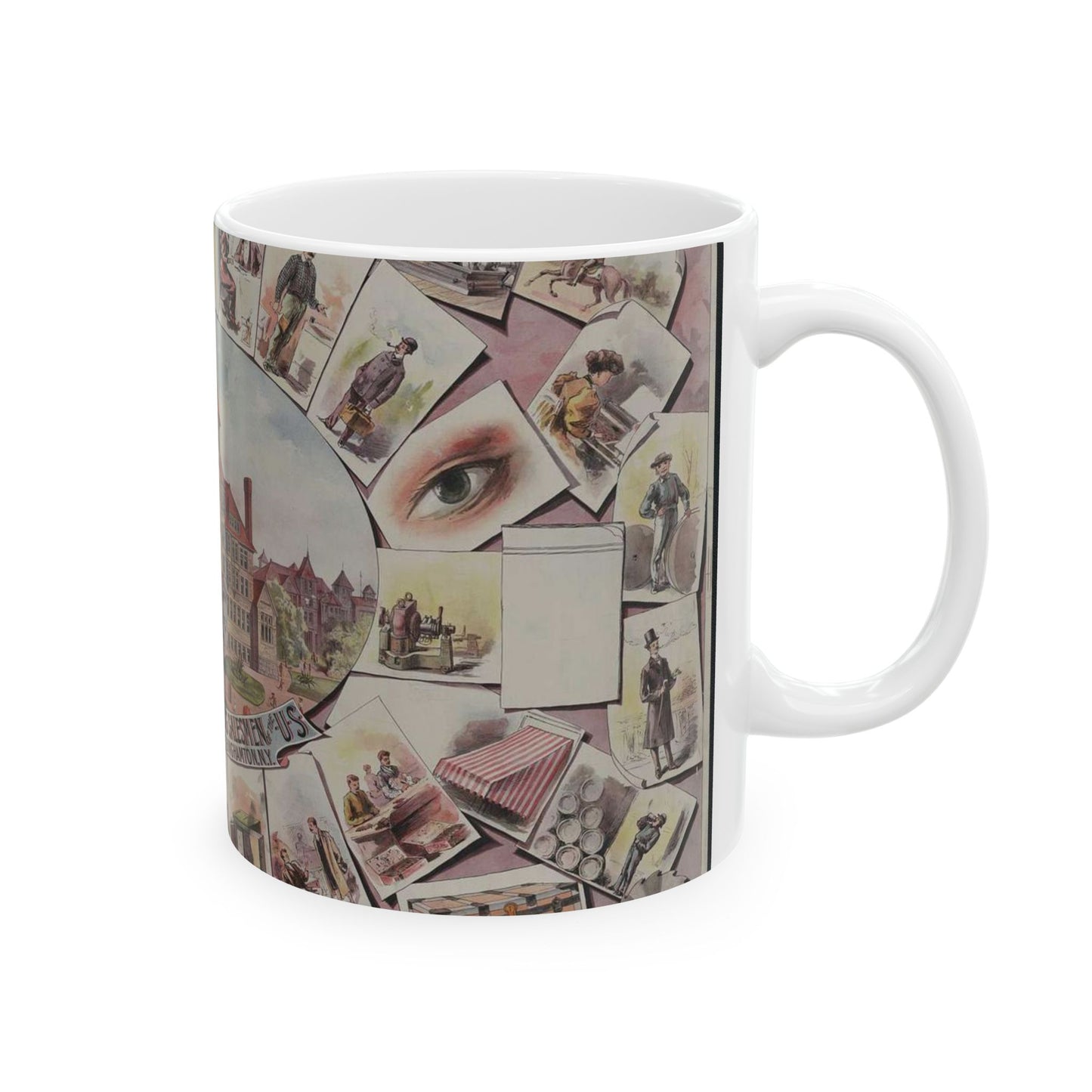 The traveling salesmen of America / Gast Lith. & Eng. Co., N.Y. Beautiful Novelty Ceramic Coffee Mug 11oz