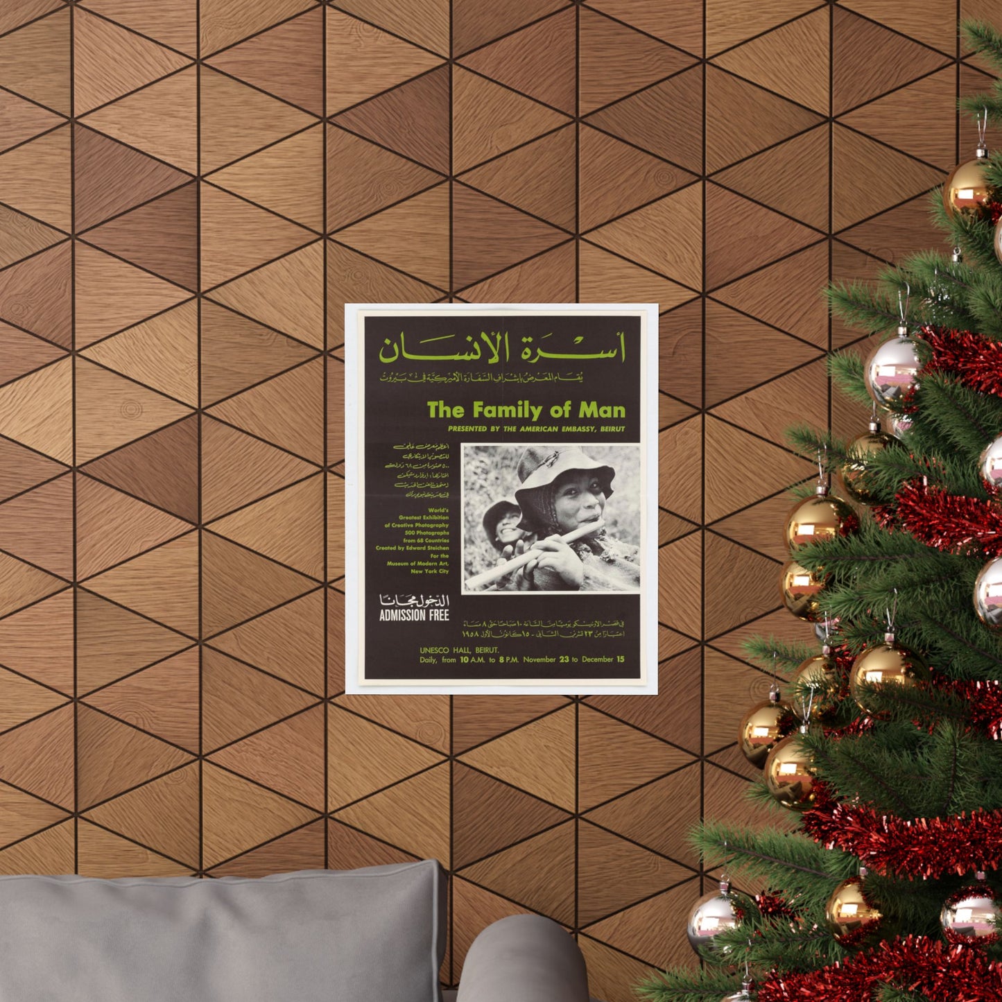 Poster: The Family of Man - Public domain portrait print High Quality Matte Wall Art Poster for Home, Office, Classroom