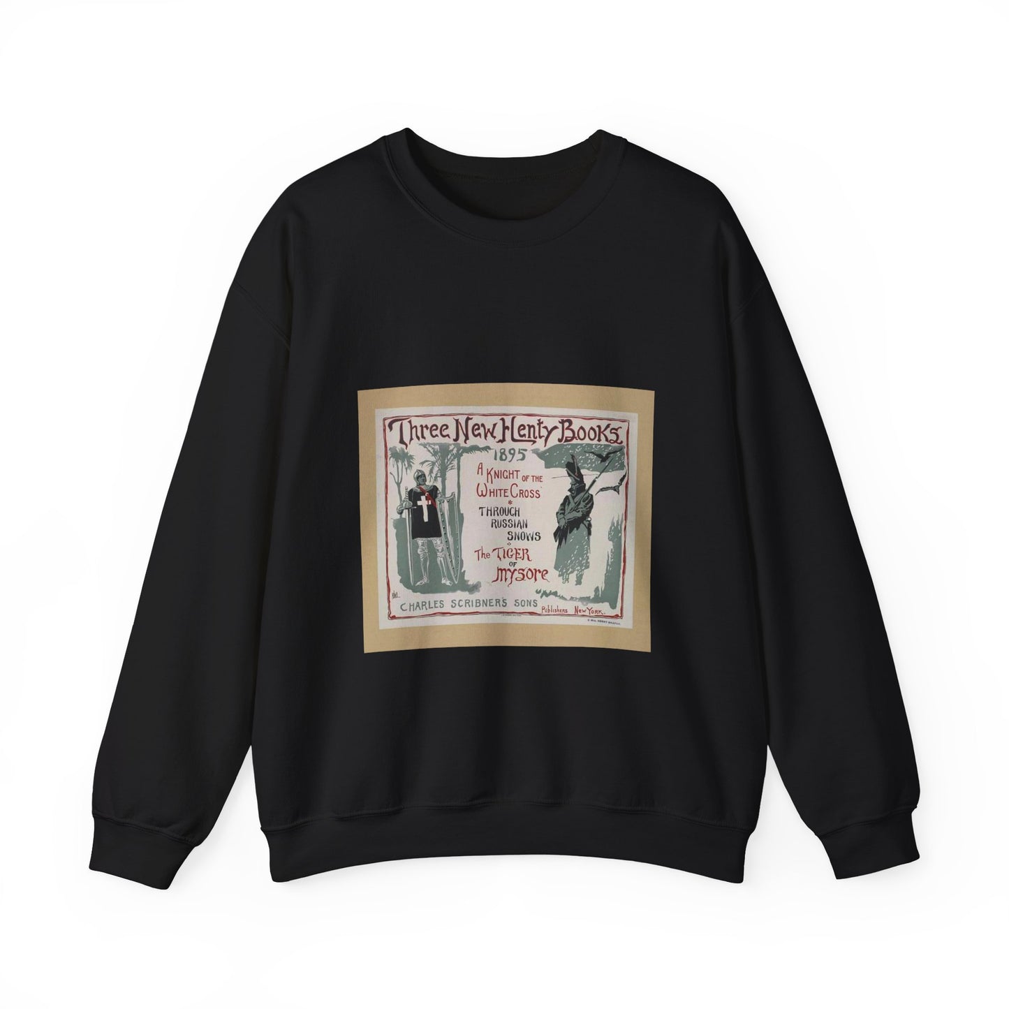 Three new Henty books., Art Nouveau Poster Black Heavy Blend Adult Crew Neck SweatShirt