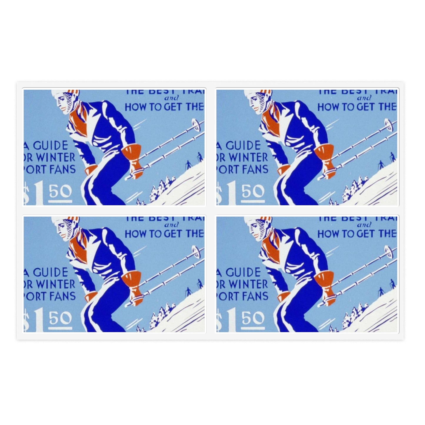 Skiing in the East The best trails and how to get there : A guide for winter sport fans : Describing over 1000 trails in 216 localities. Laminated UV Protective Vinyl Stickers
