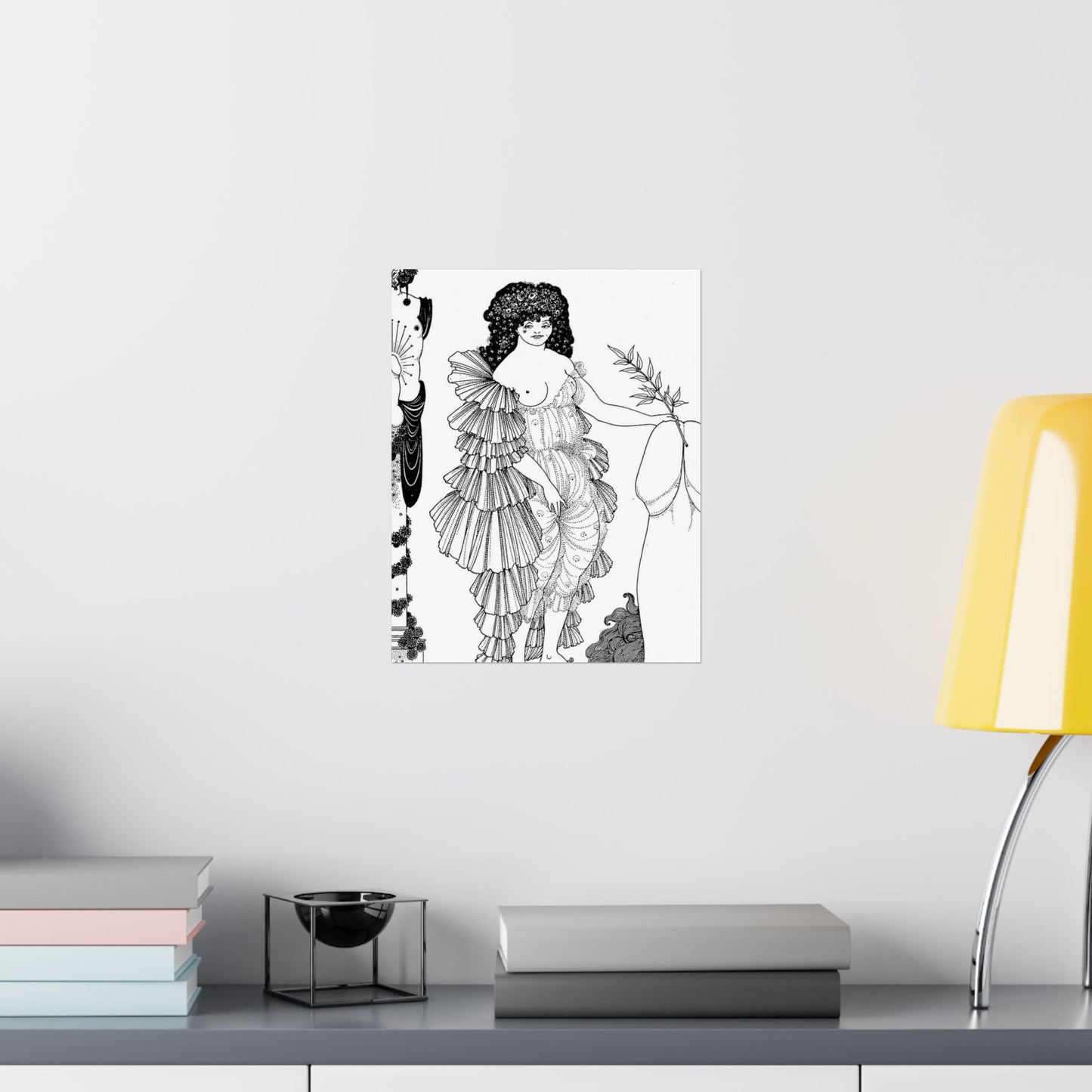 Lysistrata - Public domain botanical illustration High Quality Matte Wall Art Poster for Home, Office, Classroom