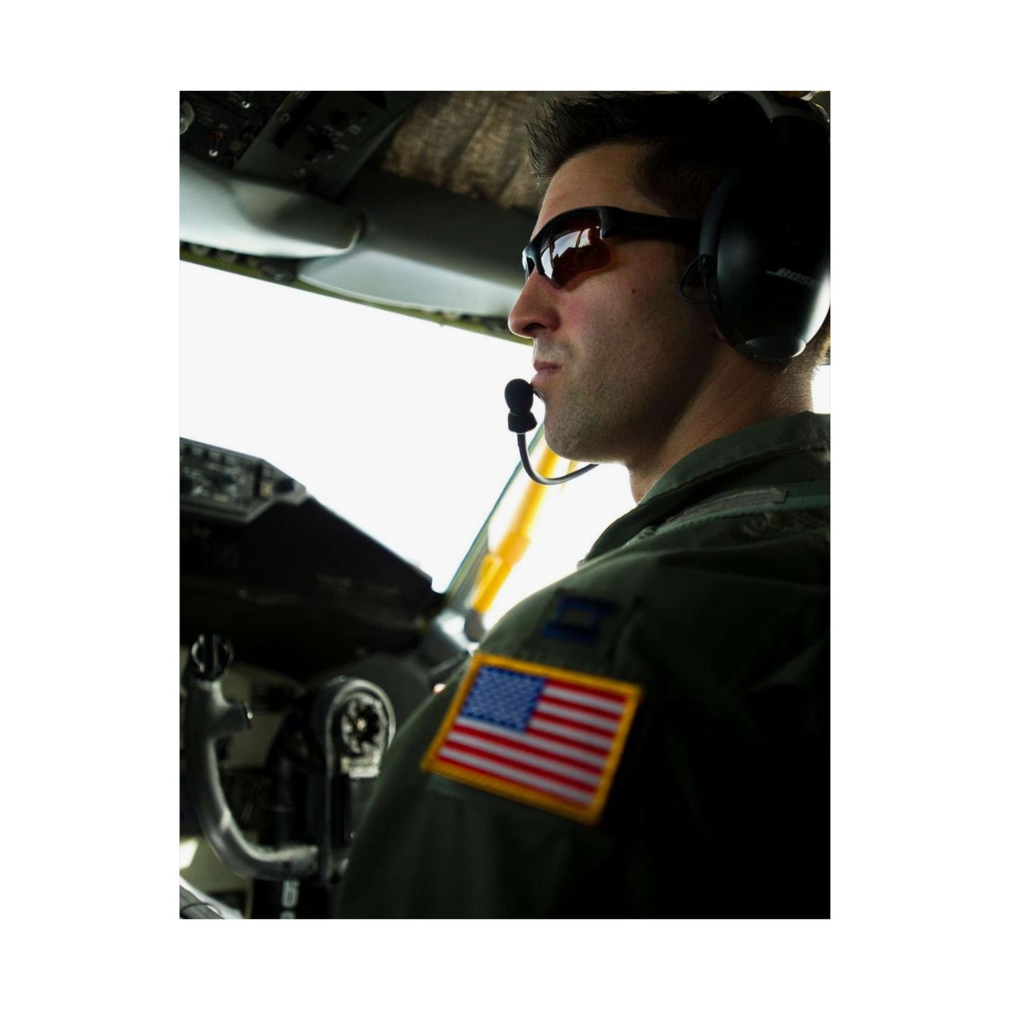 Capt. Michael Bermensolo, a pilot from the 151st Air High Quality Matte Wall Art Poster for Home, Office, Classroom
