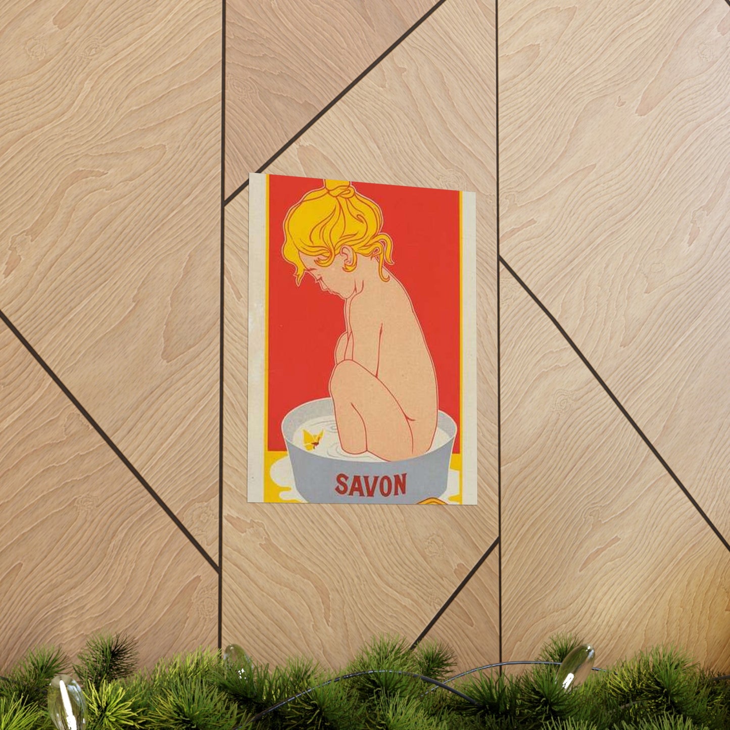Affiche belge pour le "Savon Starlight". High Quality Matte Wall Art Poster for Home, Office, Classroom
