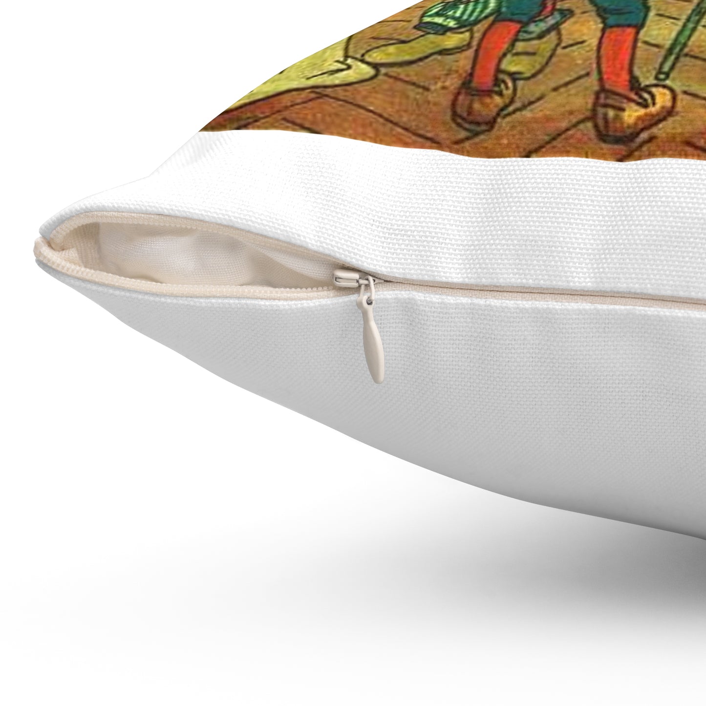 Franz Jüttner Schneewittchen 5 - Drawing. Public domain image. Decorative Accent Square Pillow