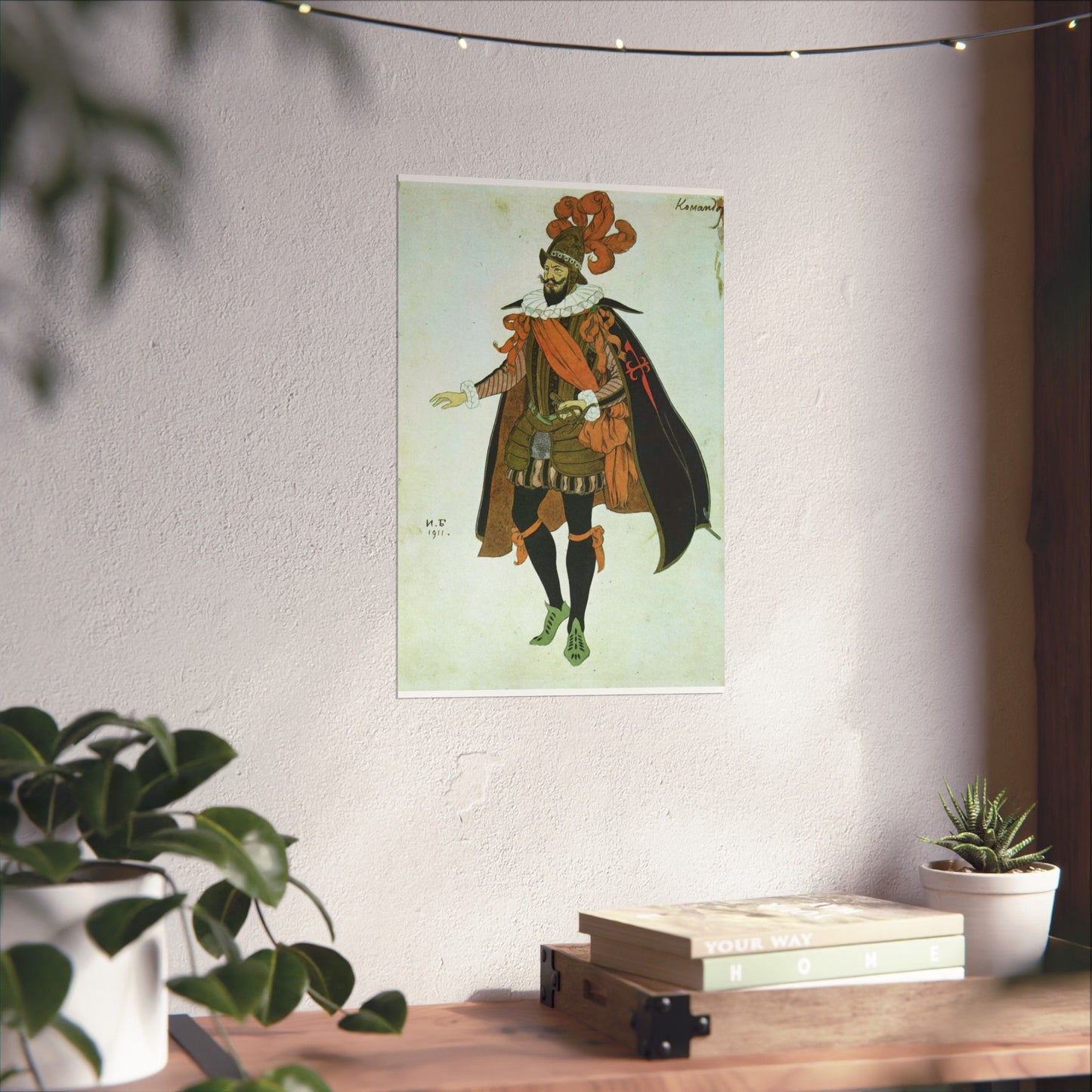 Bilibin Comandor - Art nouveau public domain image High Quality Matte Wall Art Poster for Home, Office, Classroom