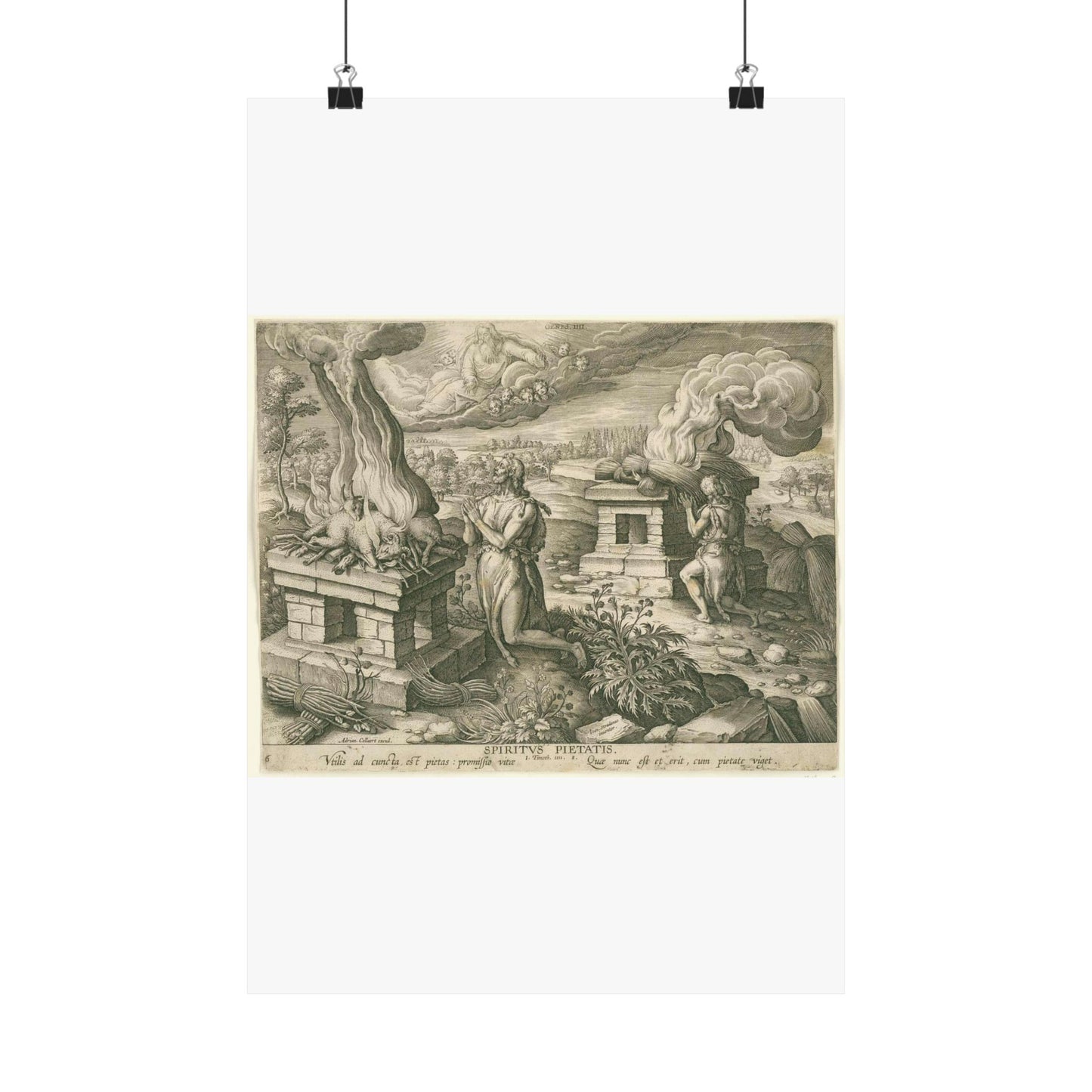 Offer van Abel: de gave van godsdienstigheid High Quality Matte Wall Art Poster for Home, Office, Classroom