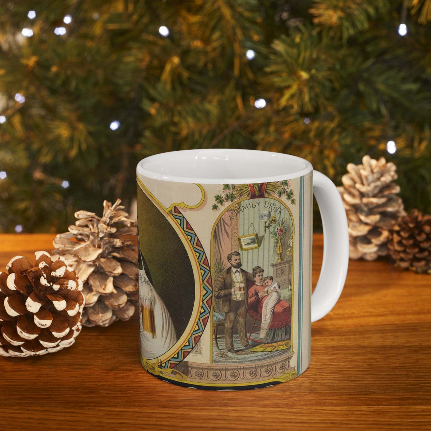 Lager bier - J.Z.(?) Wood ; Mensing & Stecher, lithographers. LCCN96507589 Beautiful Novelty Ceramic Coffee Mug 11oz