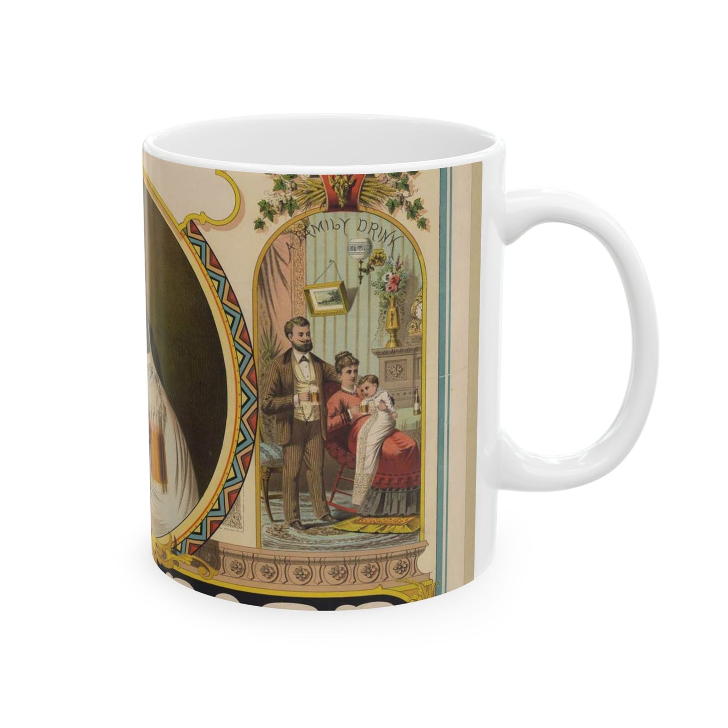 Lager bier - J.Z.(?) Wood ; Mensing & Stecher, lithographers. LCCN96507589 Beautiful Novelty Ceramic Coffee Mug 11oz