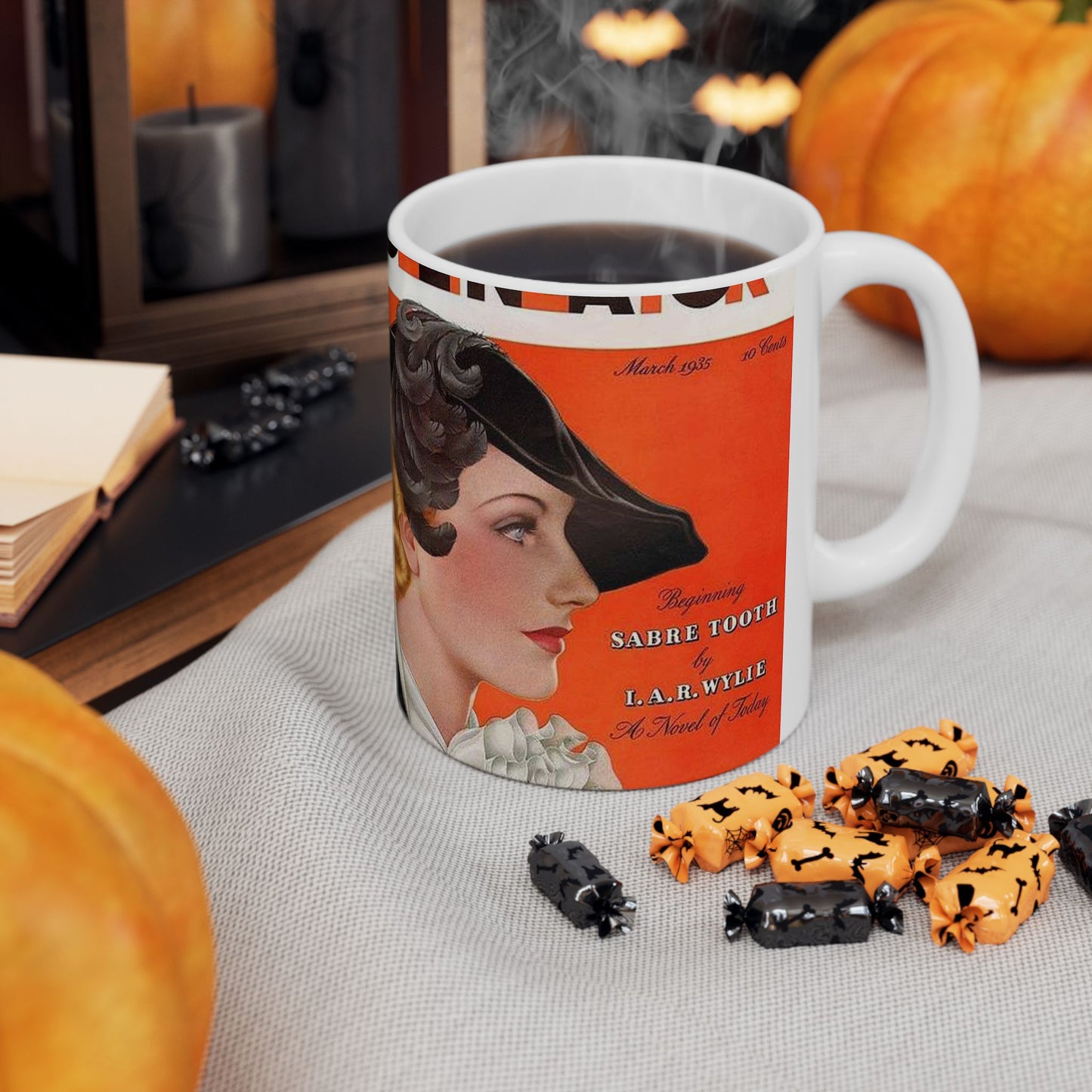 Delineator 1935-03 - Art Deco public domain image Beautiful Novelty Ceramic Coffee Mug 11oz