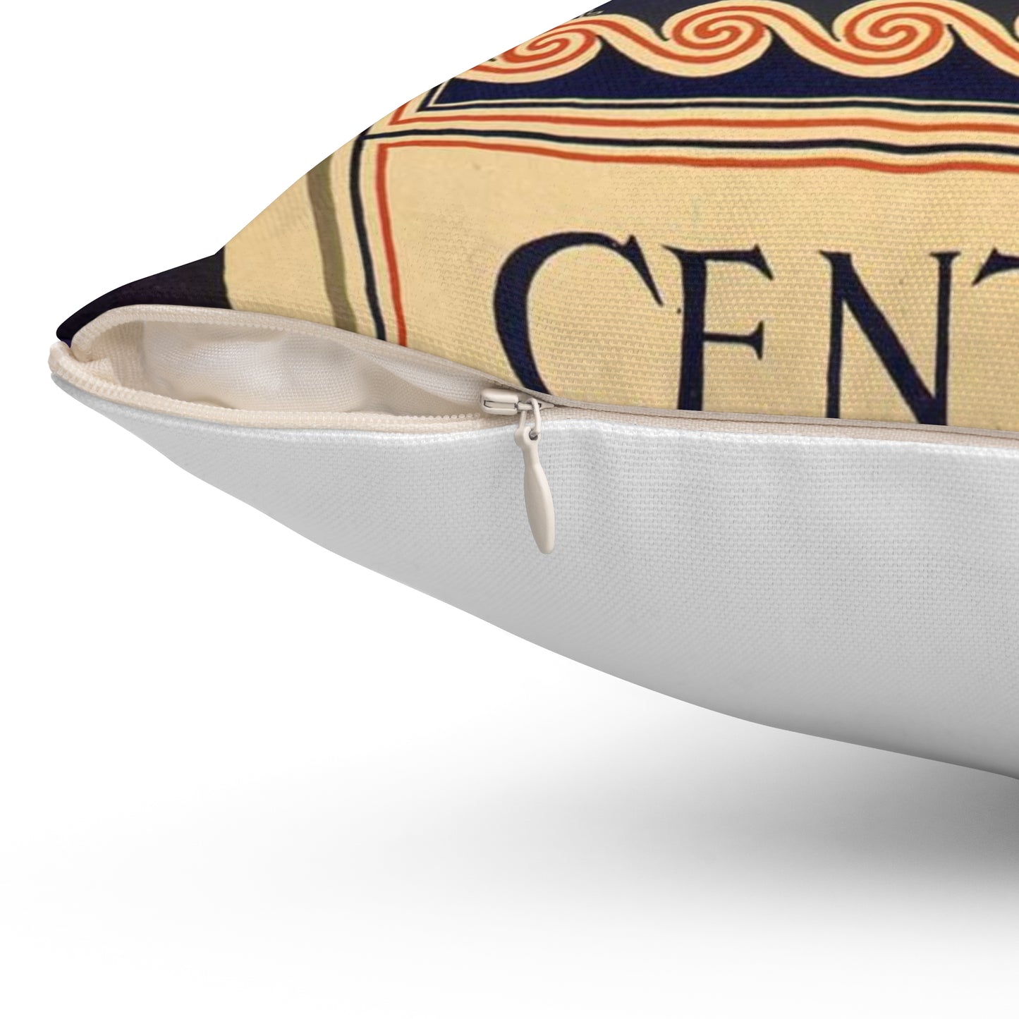 October Century / HML. - Art nouveau public domain poster Decorative Accent Square Pillow