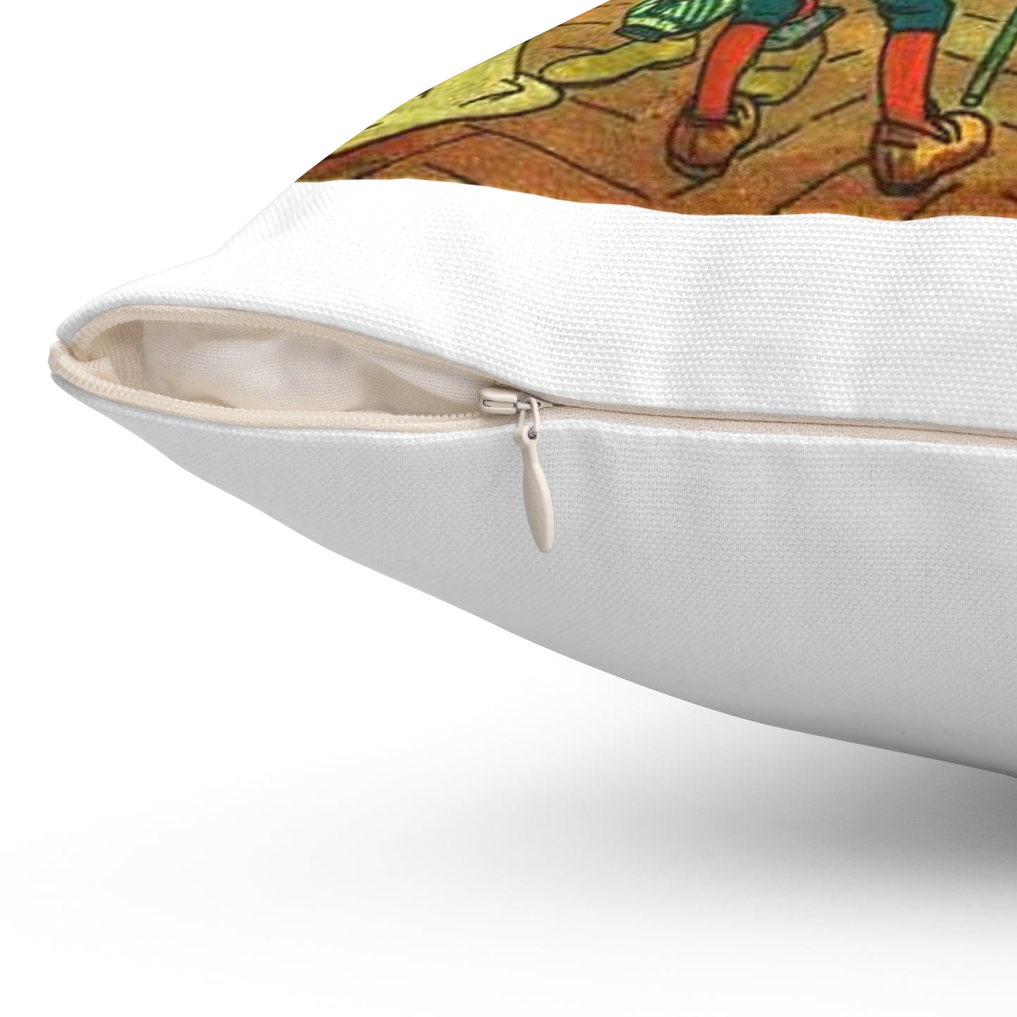Franz Jüttner Schneewittchen 5 - Drawing. Public domain image. Decorative Accent Square Pillow