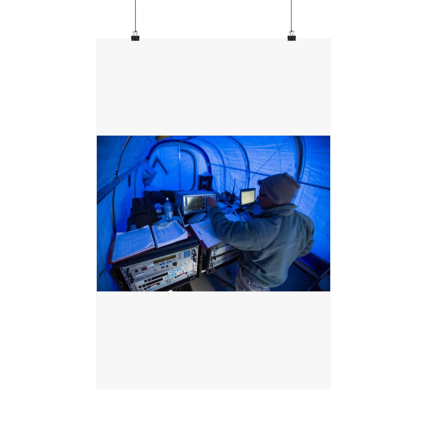 U.S. Air Force Staff Sgt. Titus Poulose of the 263rd High Quality Matte Wall Art Poster for Home, Office, Classroom